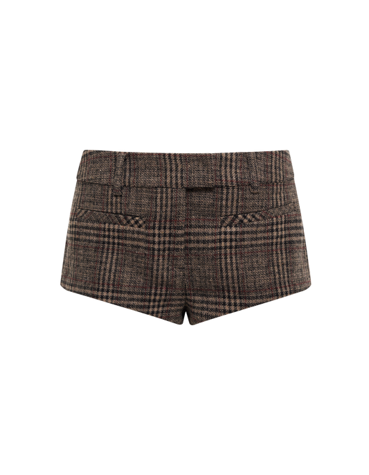 Micro Short | Manchester Plaid