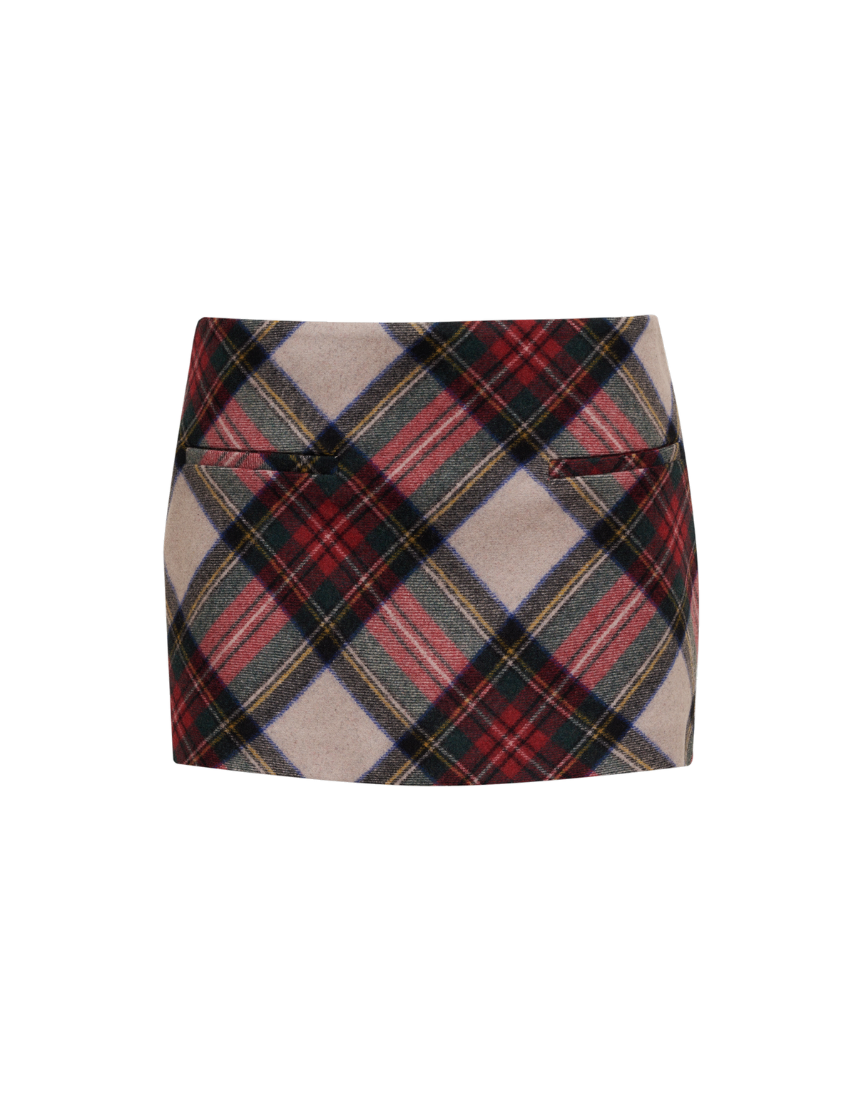 Micro Skort | Mistletoe Plaid
