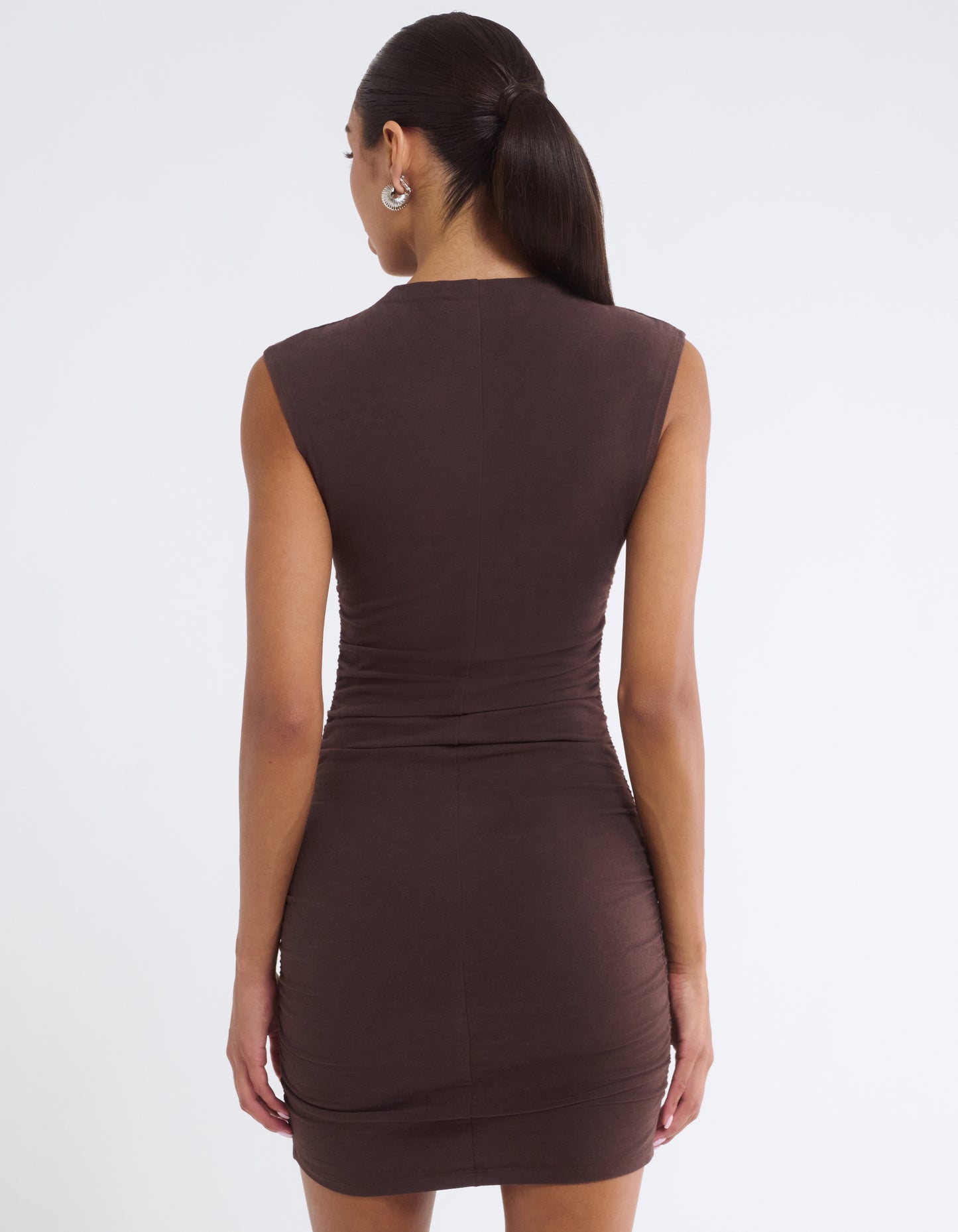 Minimalist Mini Dress | Espresso