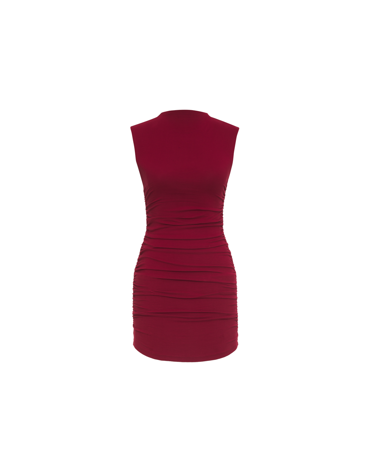 Minimalist Mini Dress | Maroon