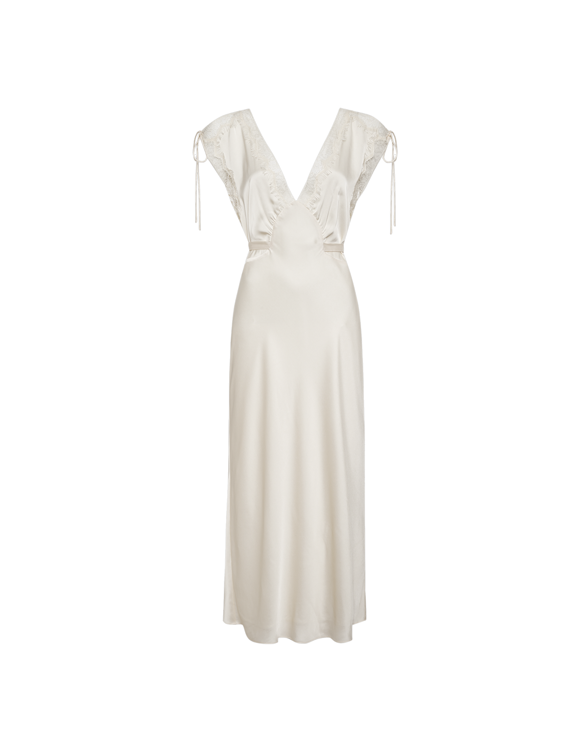 Monarch-Midi Dress-Cream