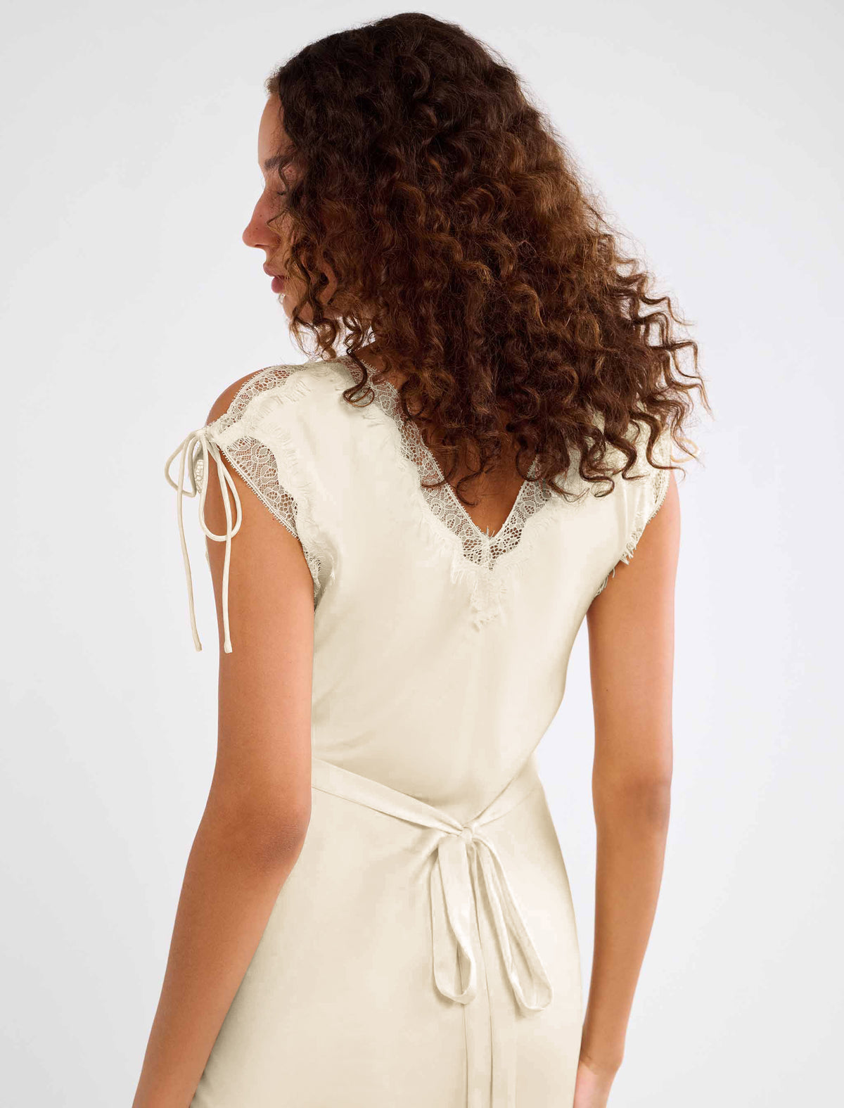 Monarch-Midi Dress-Cream