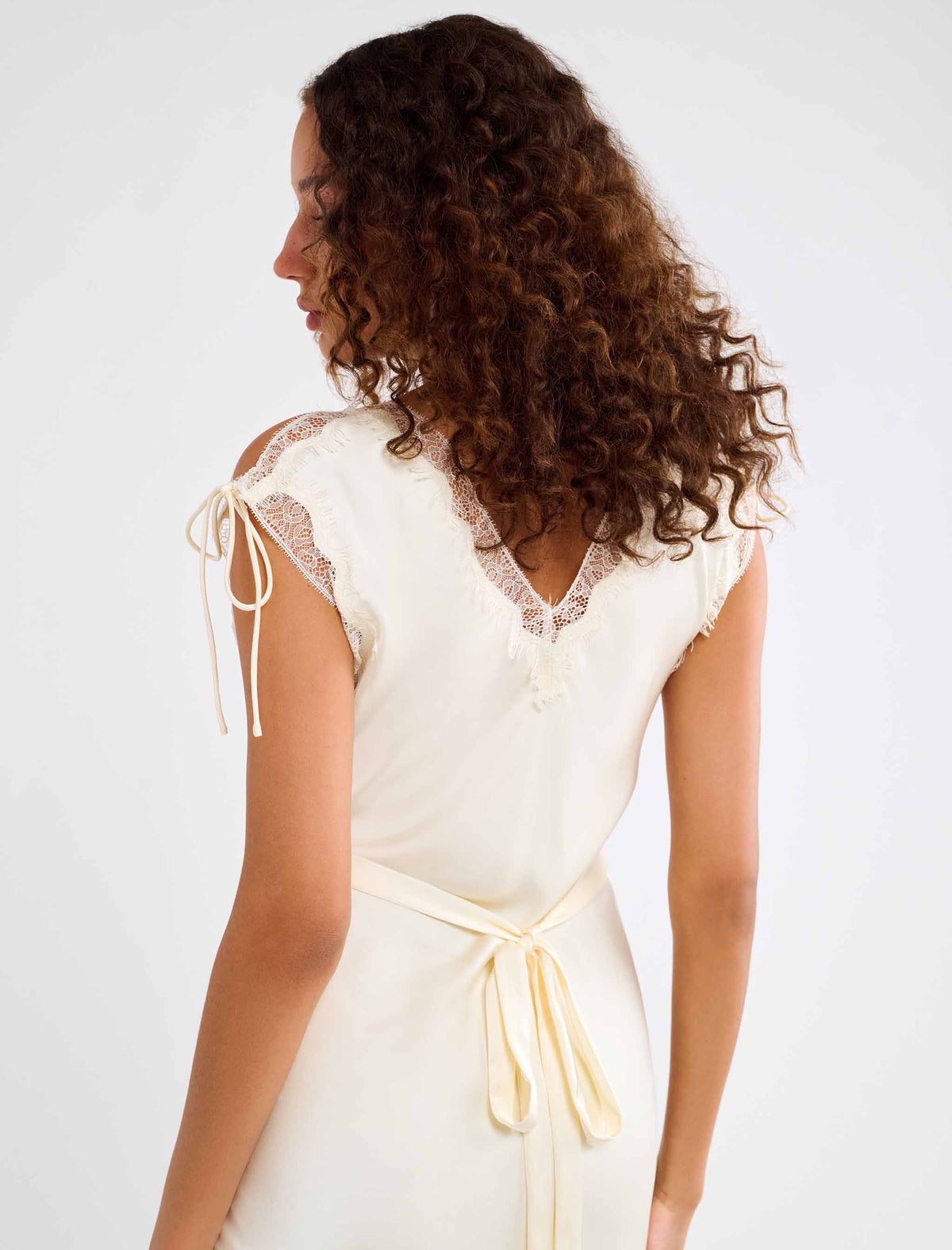 Monarch Midi Dress | Cream