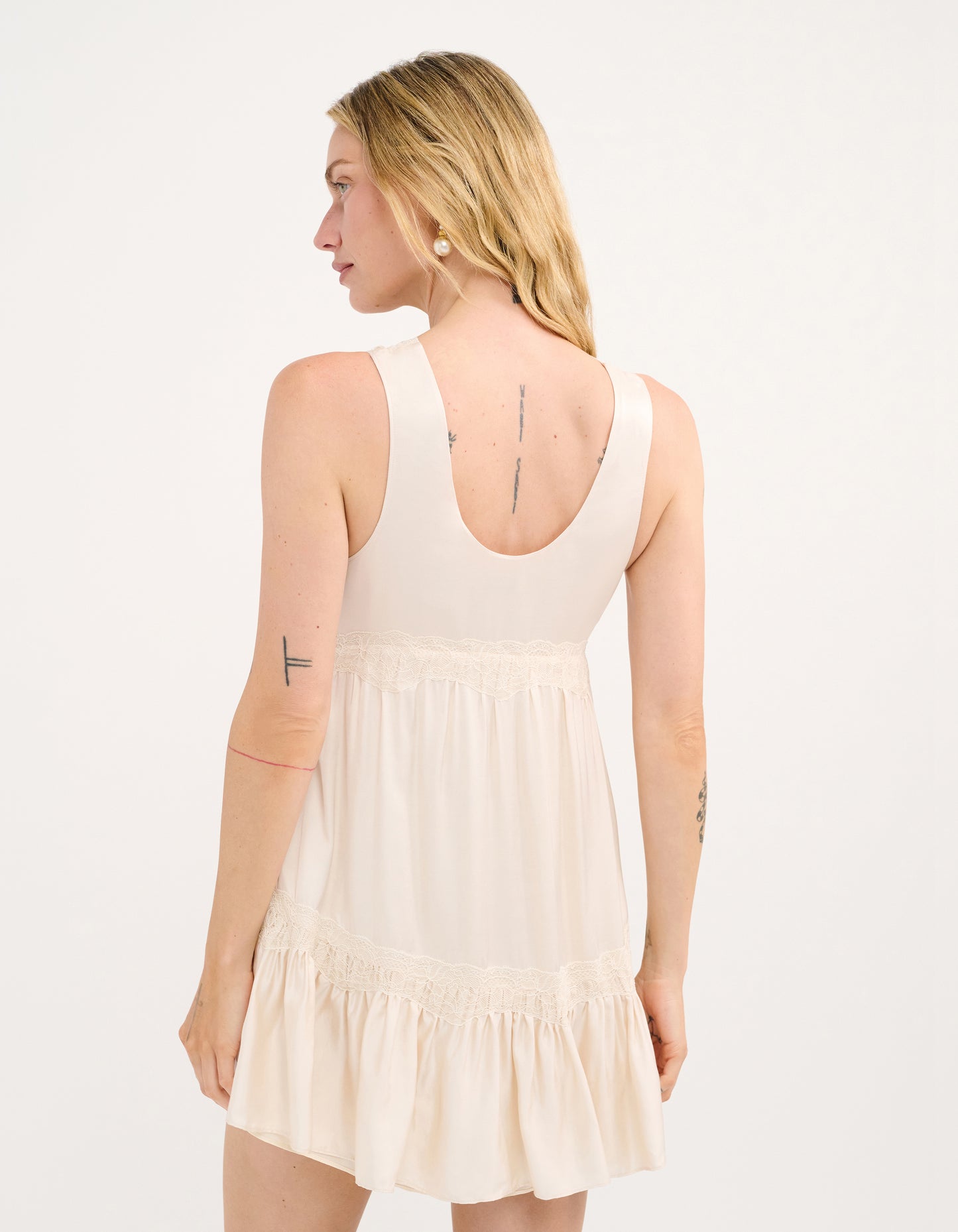 Moonlace Mini Dress | Ivory