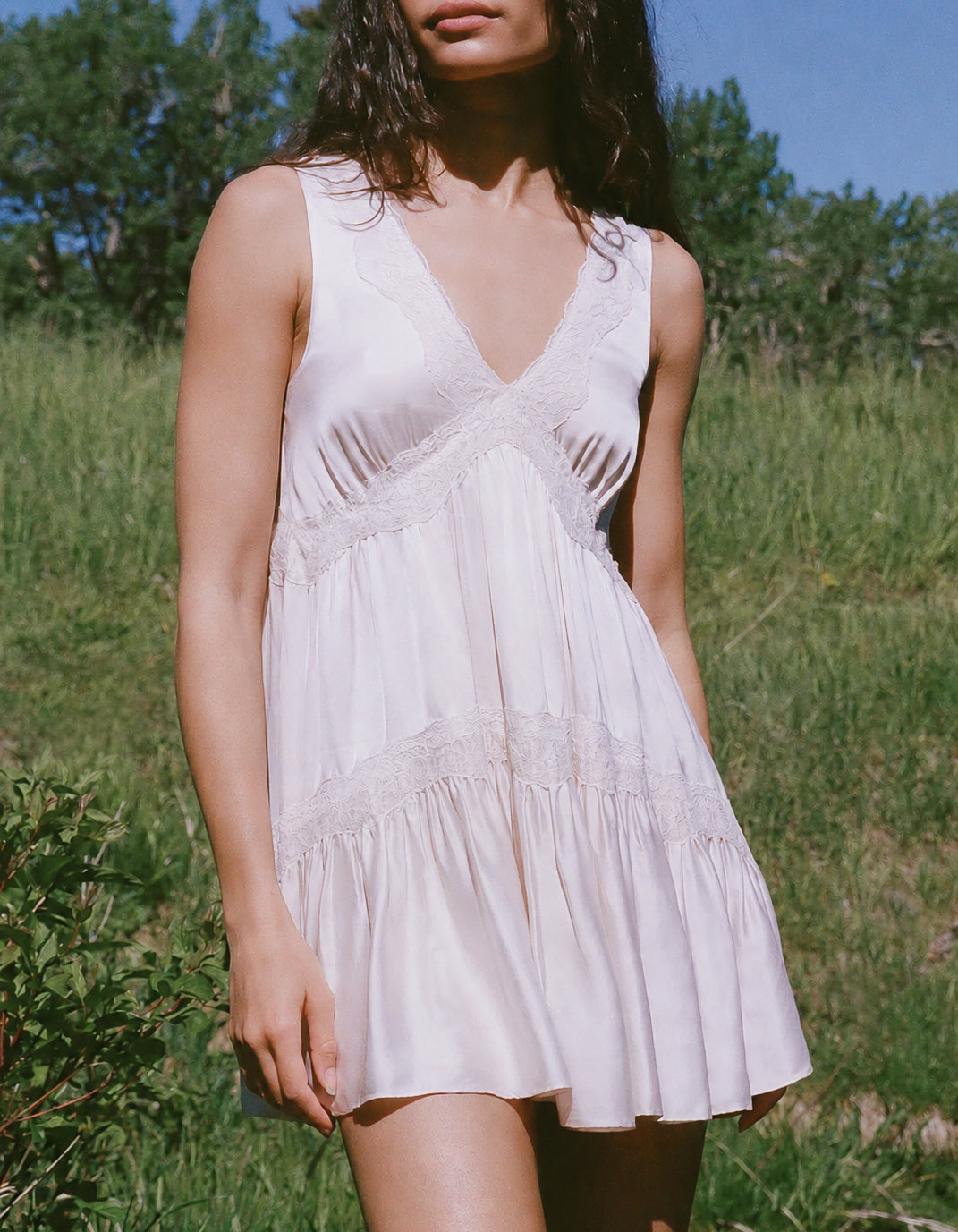 Moonlace Mini Dress | Ivory