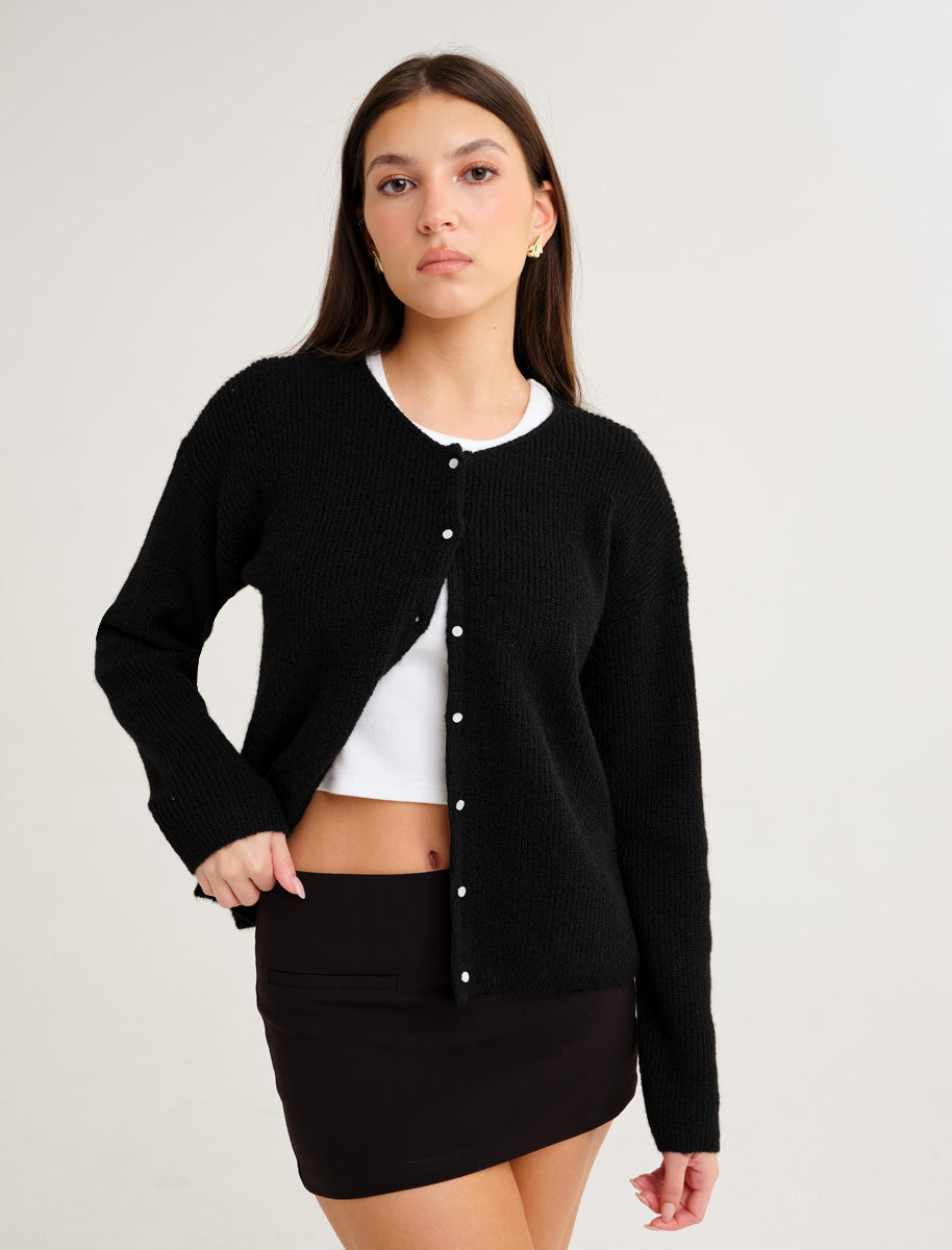 Newport Cardigan | Black