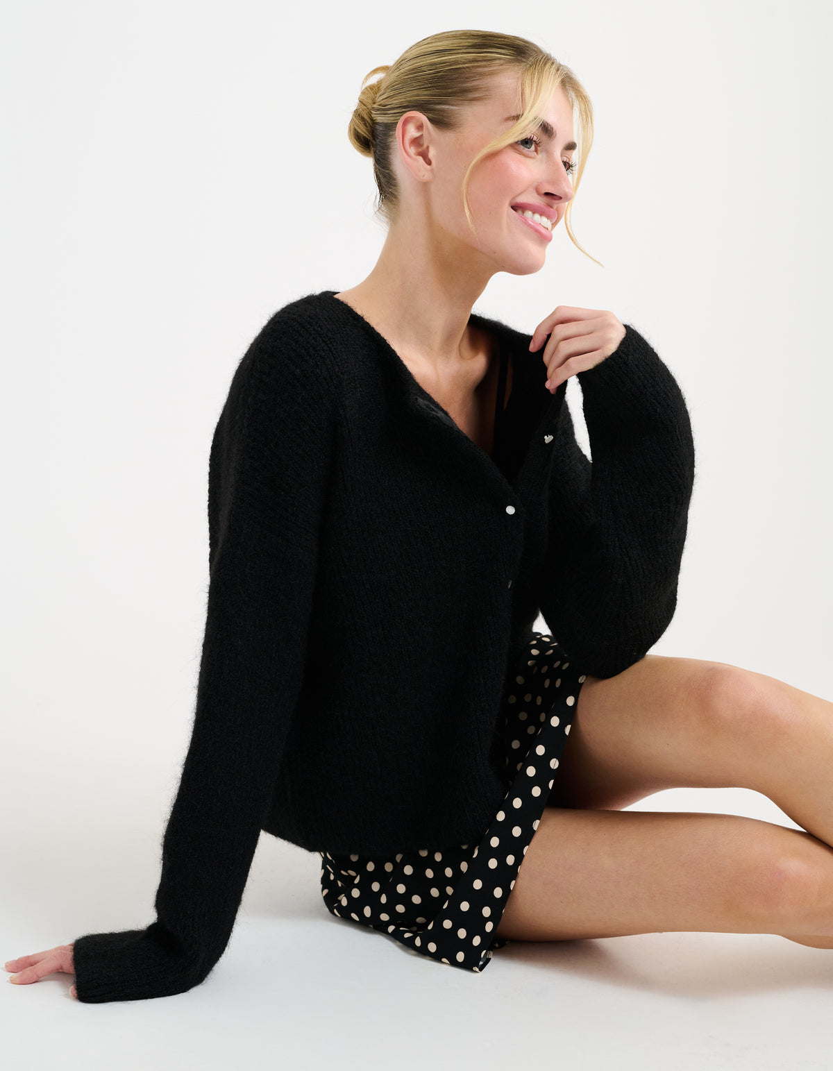 Newport Cardigan | Black