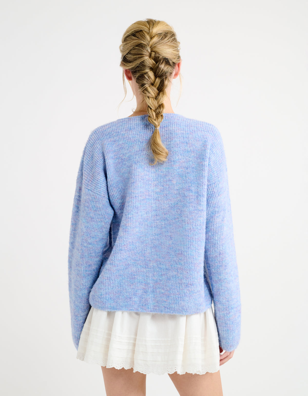 Newport Cardigan | Blue Heather