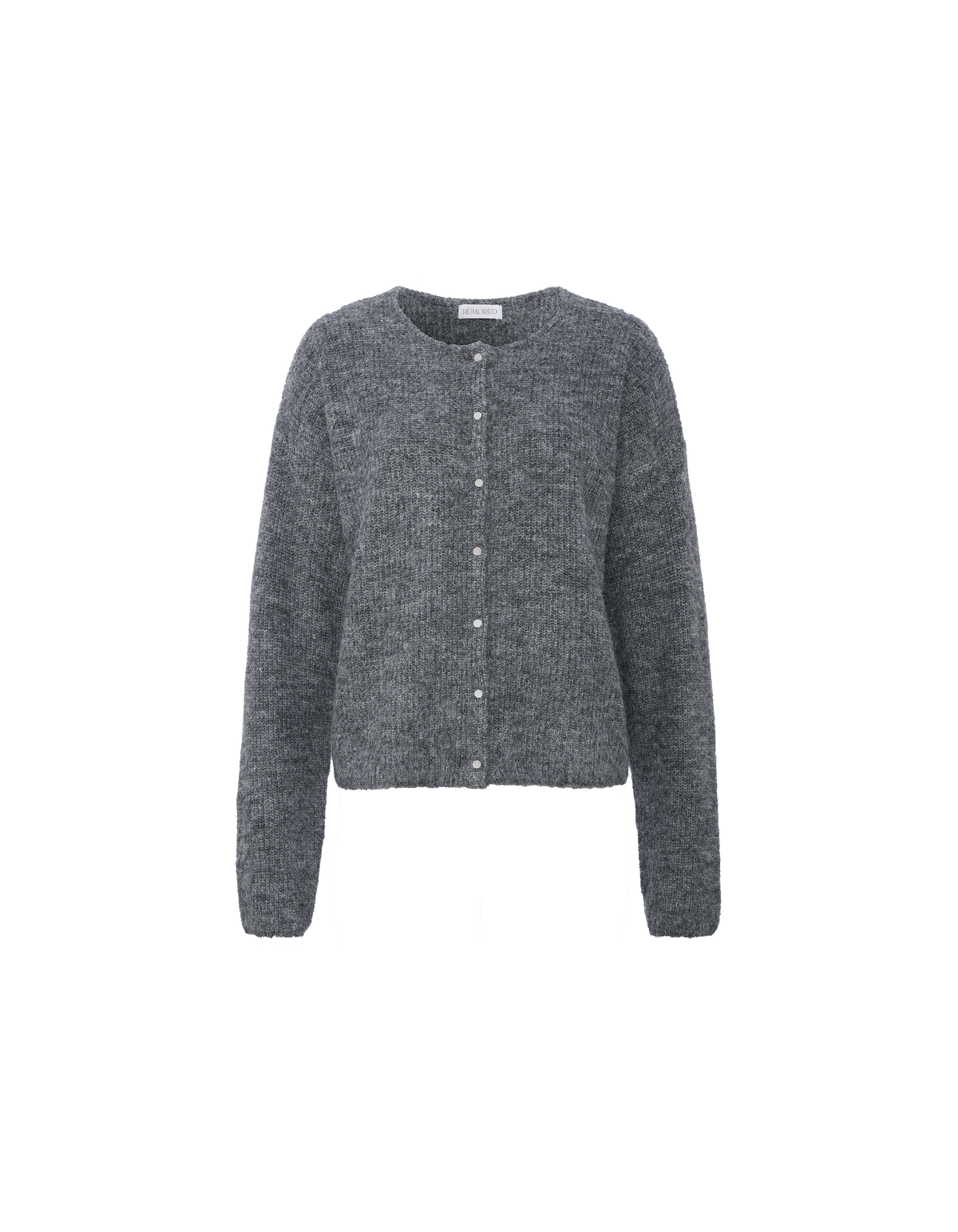 Newport Button Down Cardigan | Heather Gray