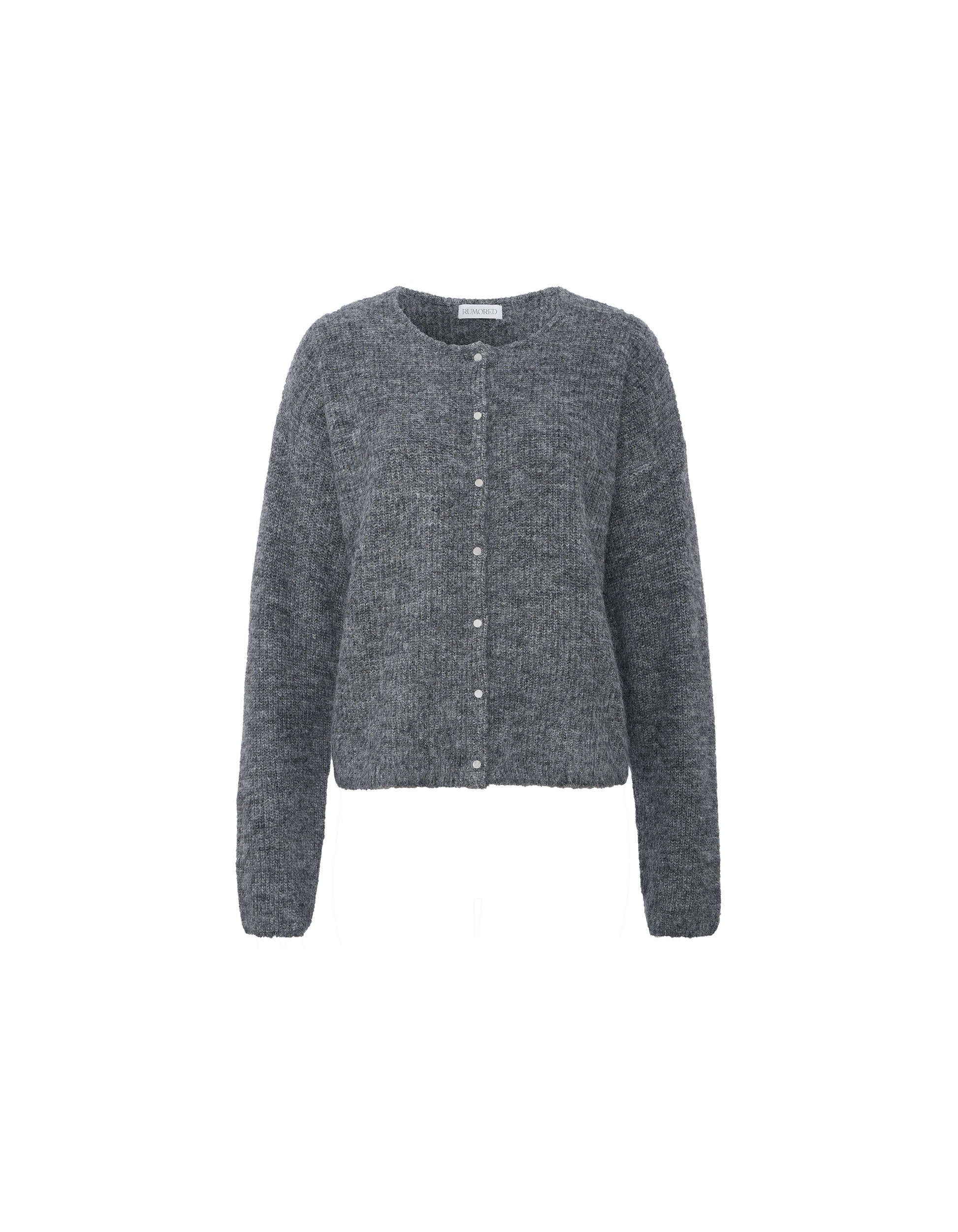 Newport Button Down Cardigan | Heather Gray