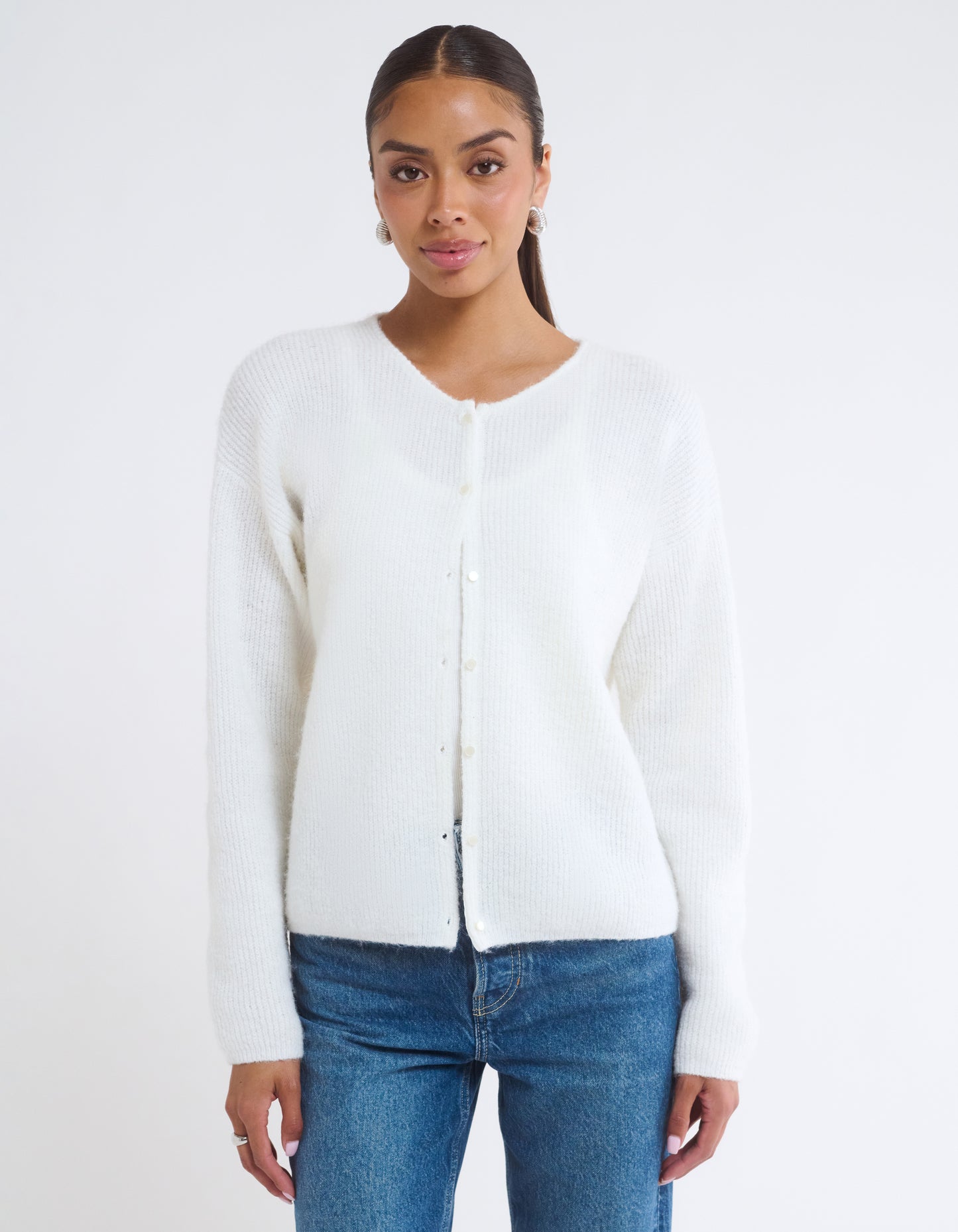 Newport Cardigan | Ivory