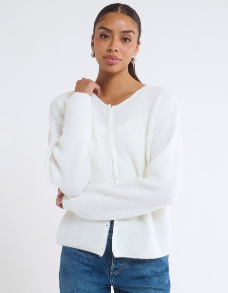 Newport Cardigan | Ivory – Rumored