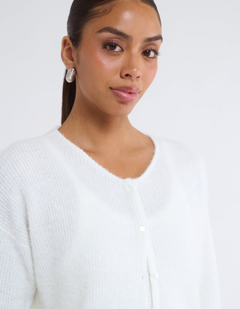 Norah Cardigan - Ivory