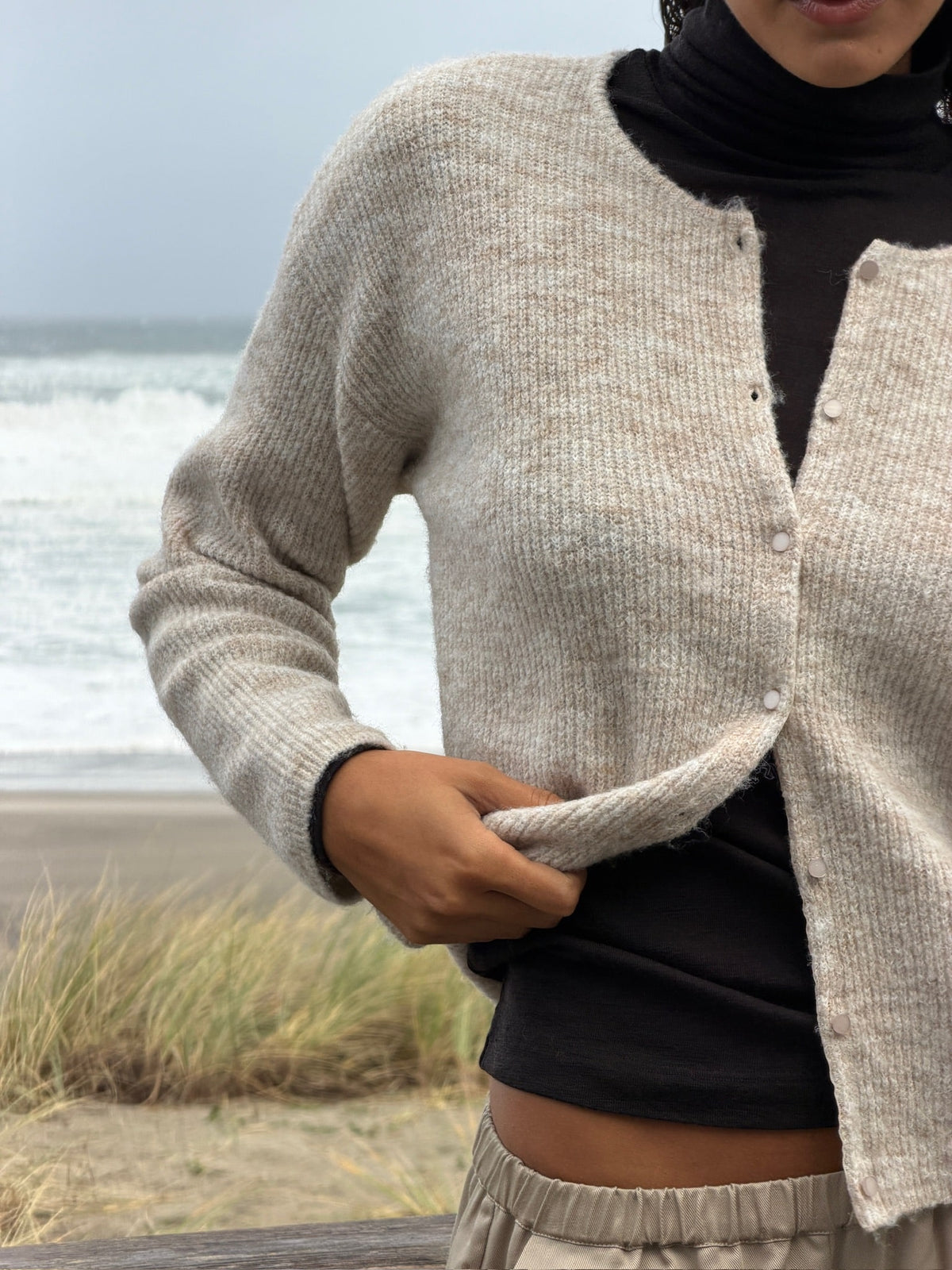Newport Cardigan | Oatmeal Heather