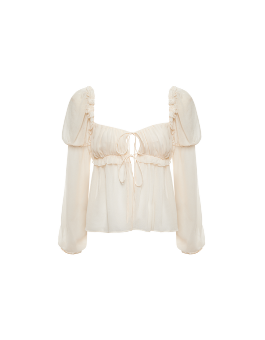 Only You Top | Ivory - Blouse