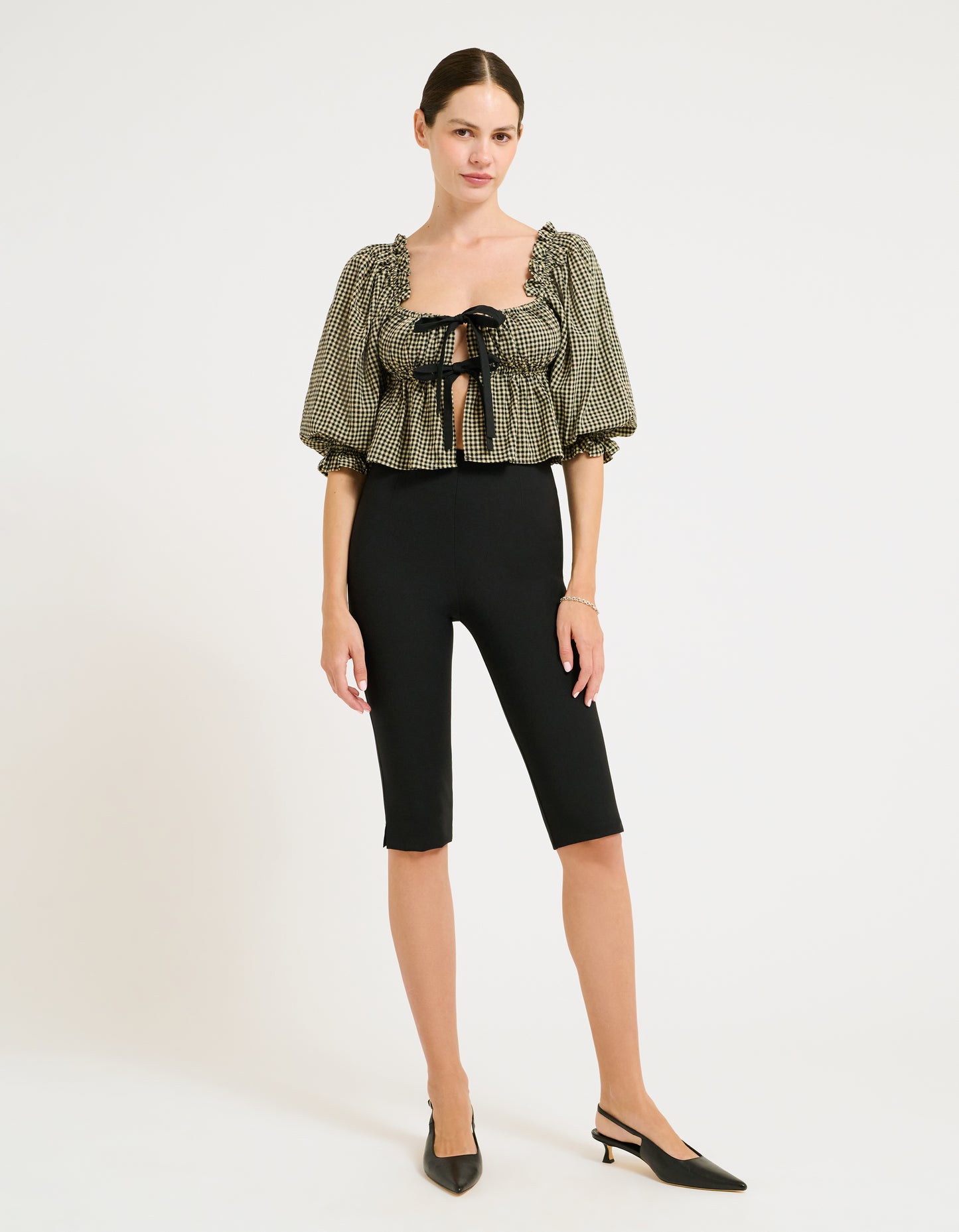 Parton Top | Black Gingham