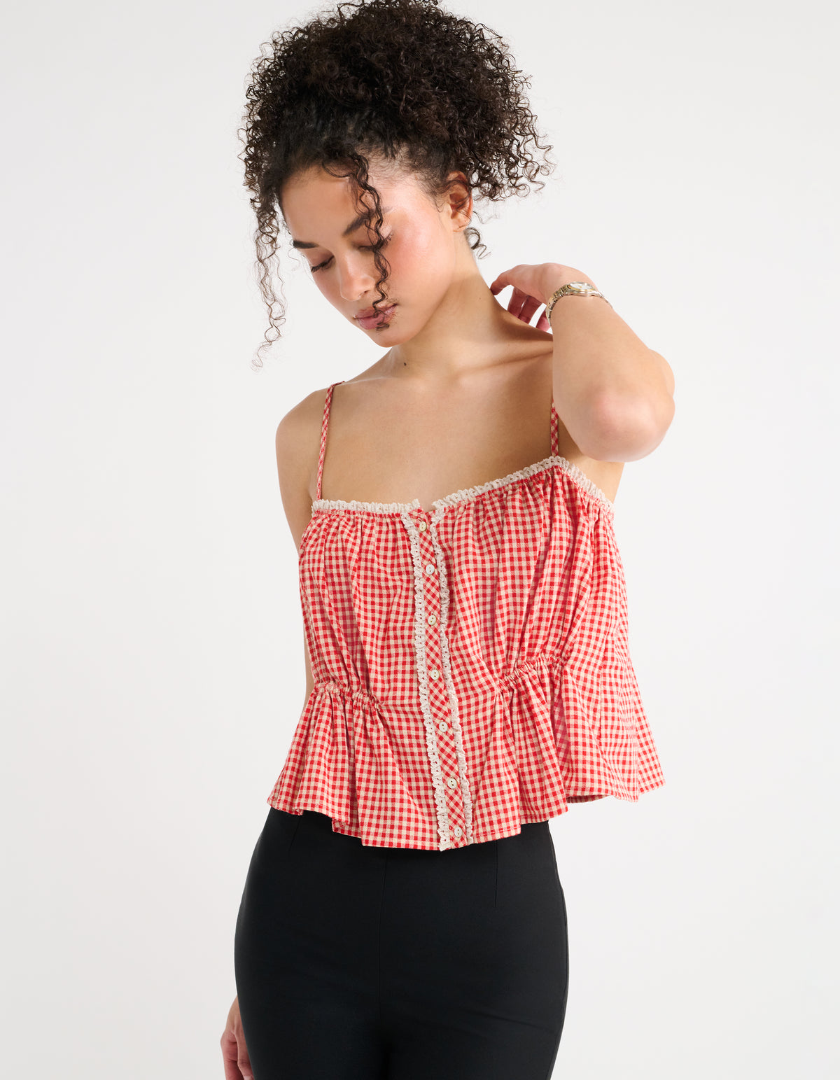 Picnic Tank | Cherry Gingham