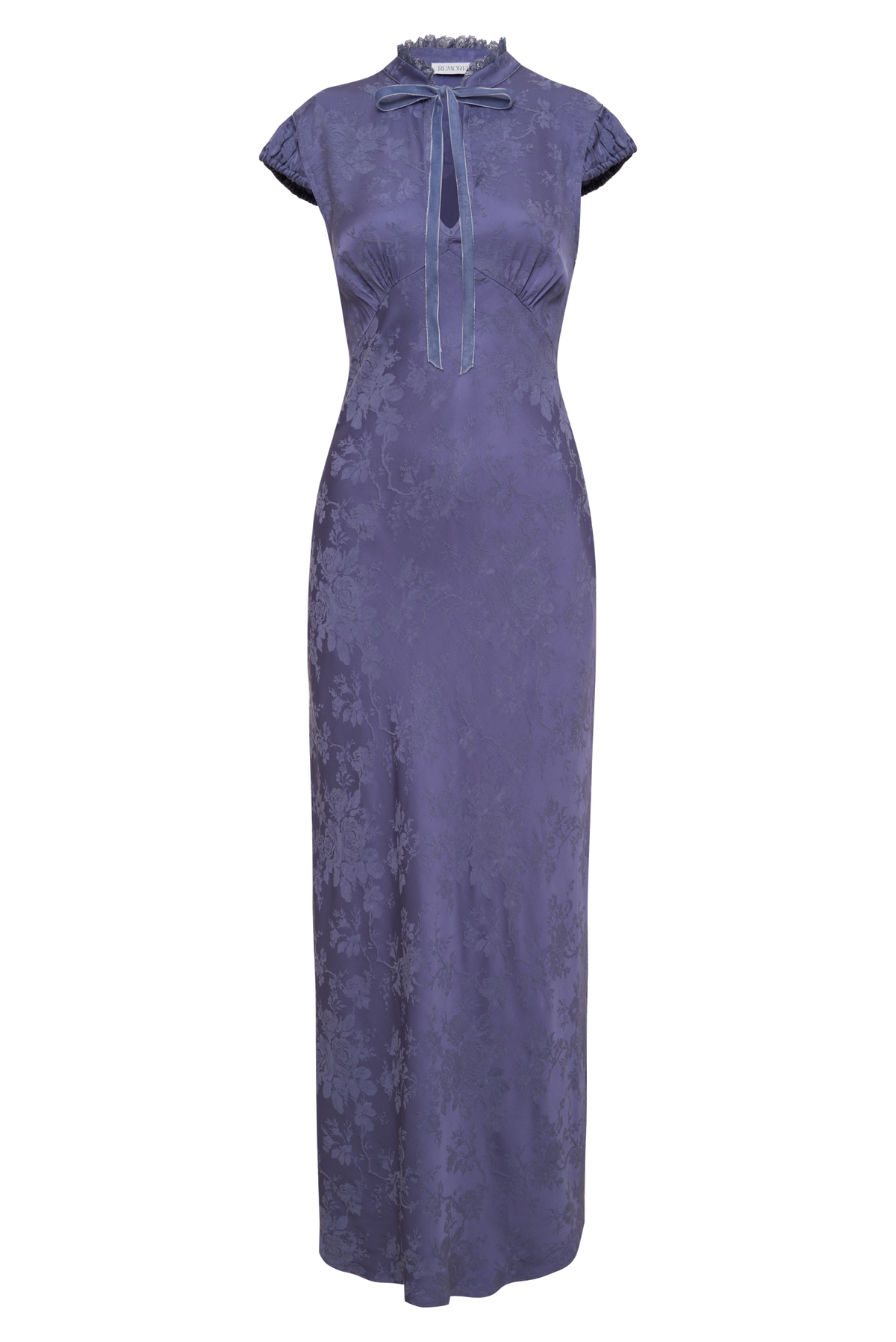 Portofino Maxi Dress | Indigo Jacquard