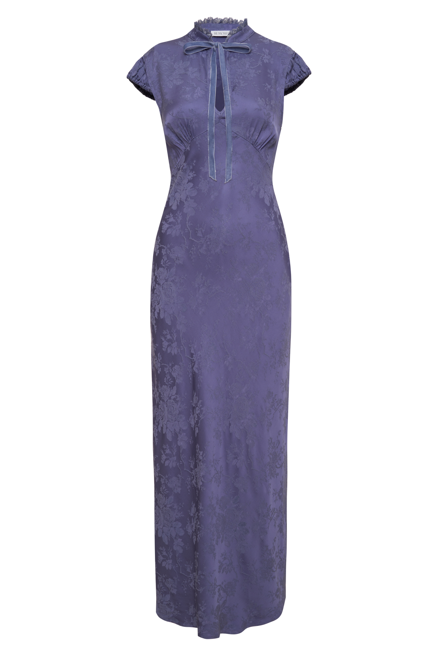 Portofino Maxi Dress | Indigo Jacquard