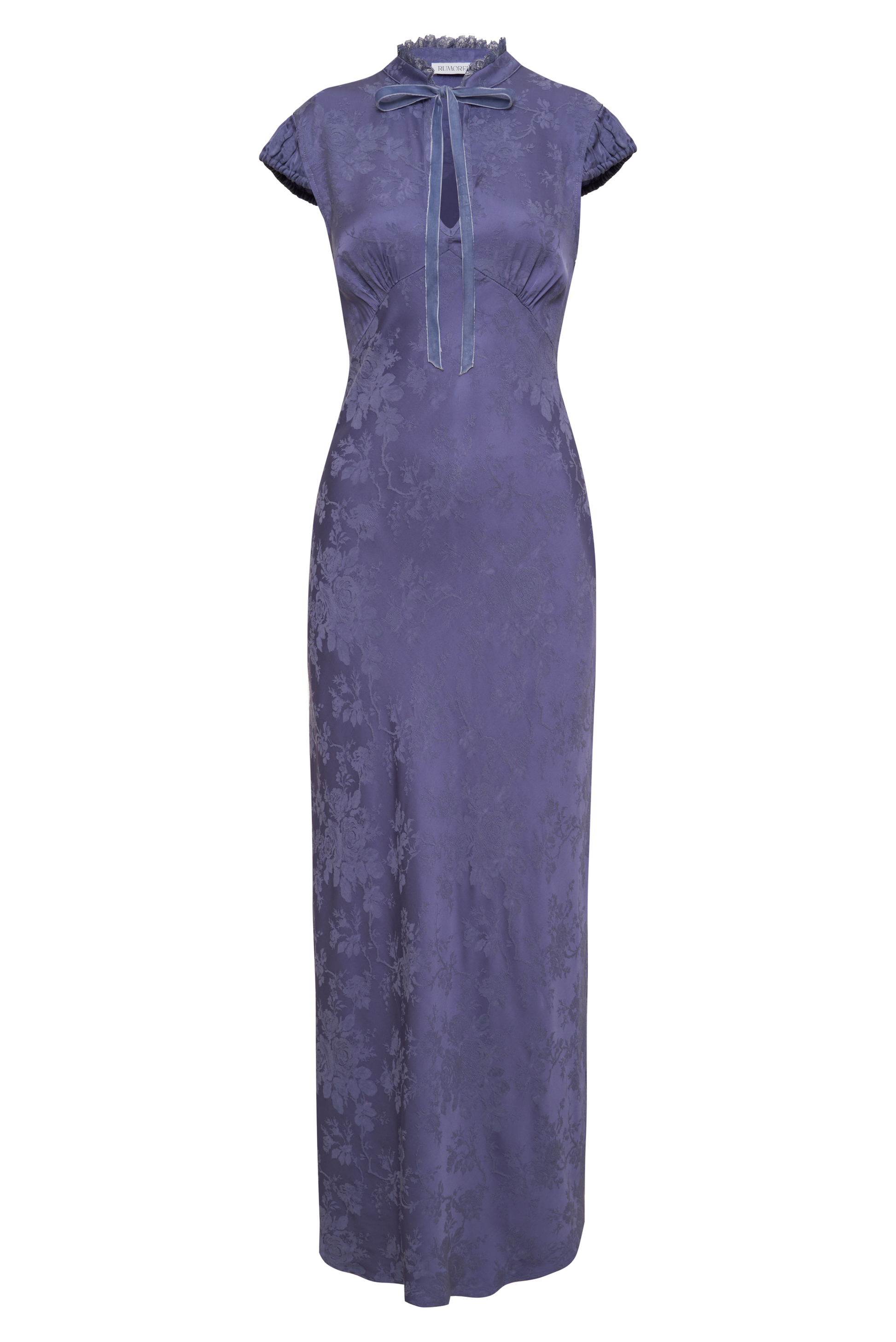 Portofino Maxi Dress | Indigo Jacquard