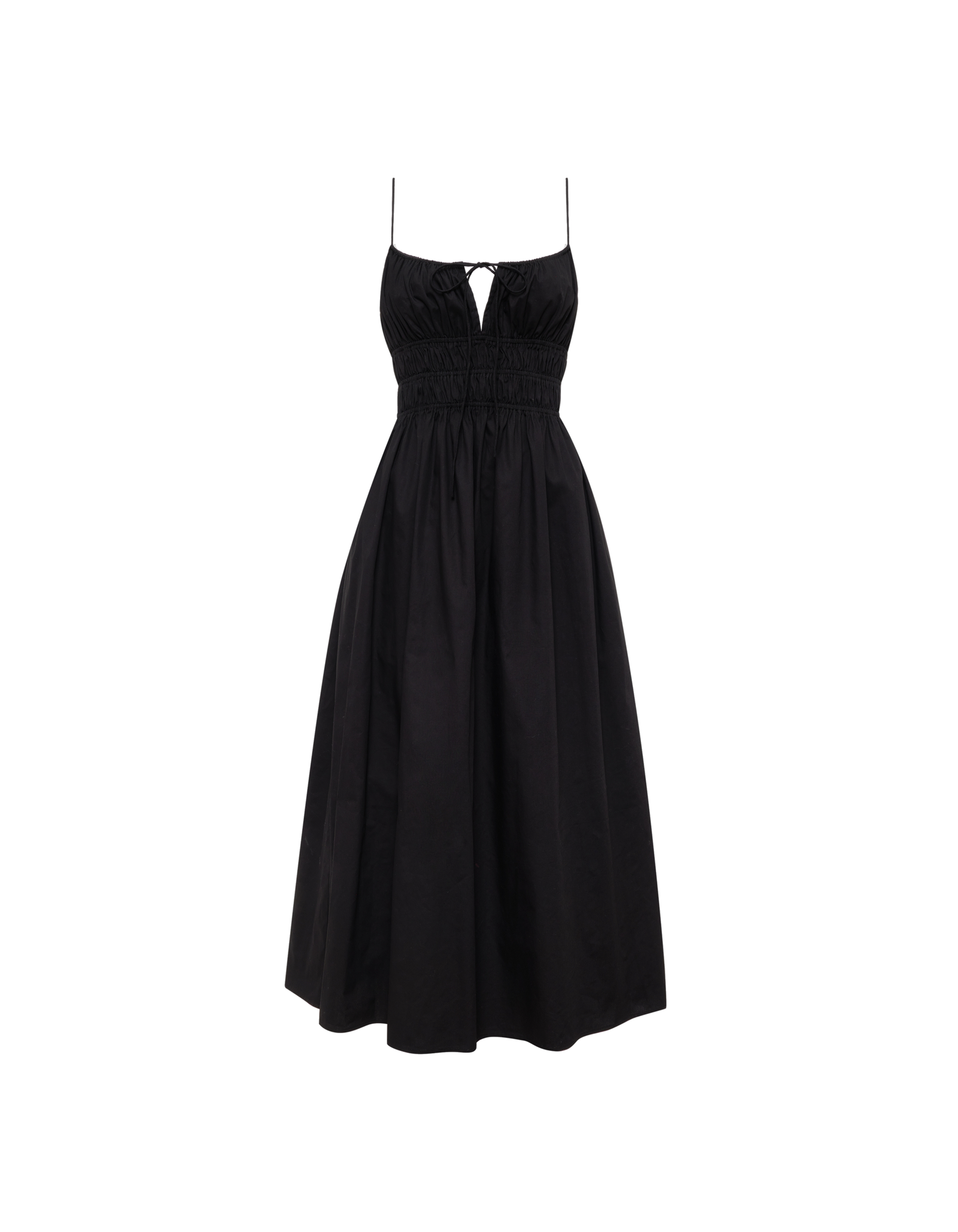 Positano Midi Dress | Black | Size L