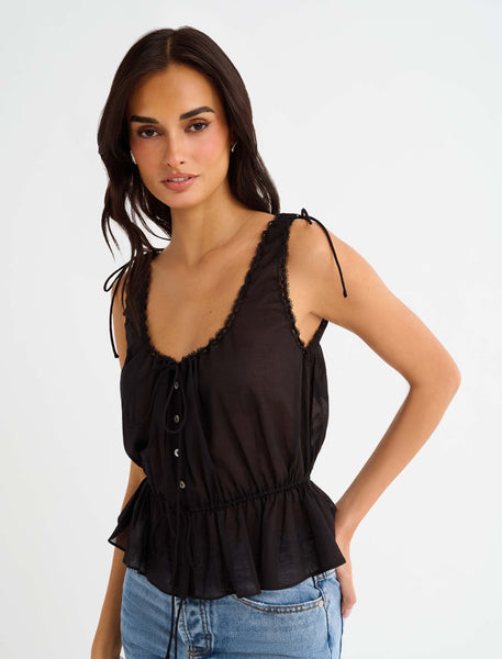 Rosemary Top | Black – Rumored
