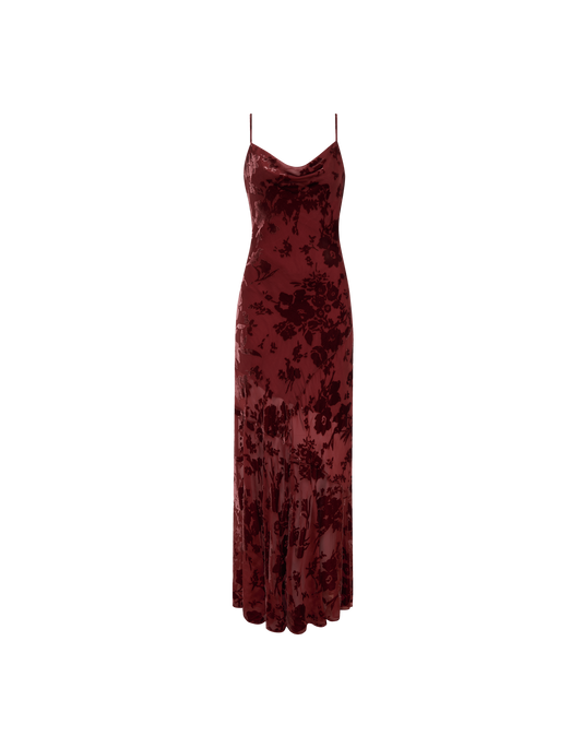 Santeria Maxi Dress | Crimson Devore
