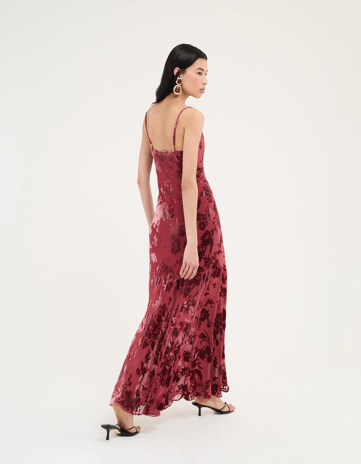 Santeria Maxi Dress | Crimson Devore