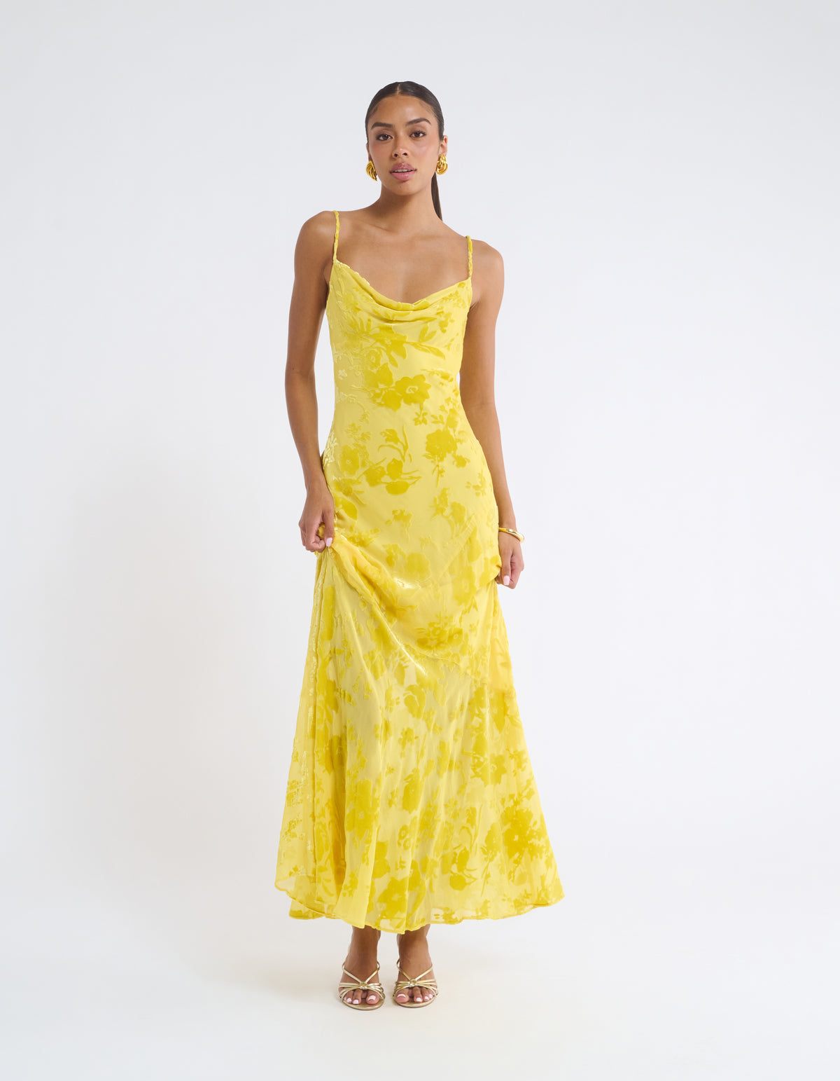 Santeria Maxi Dress | Limoncello Devore