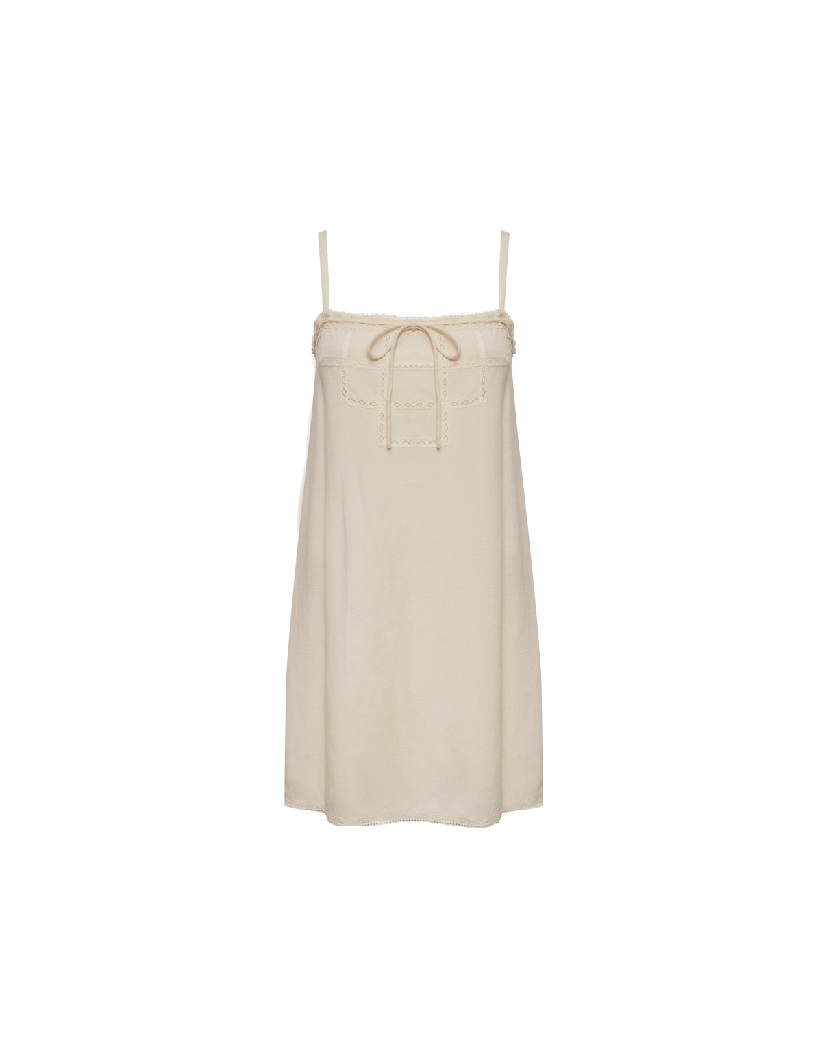 Sea Breeze Mini Dress in Cream