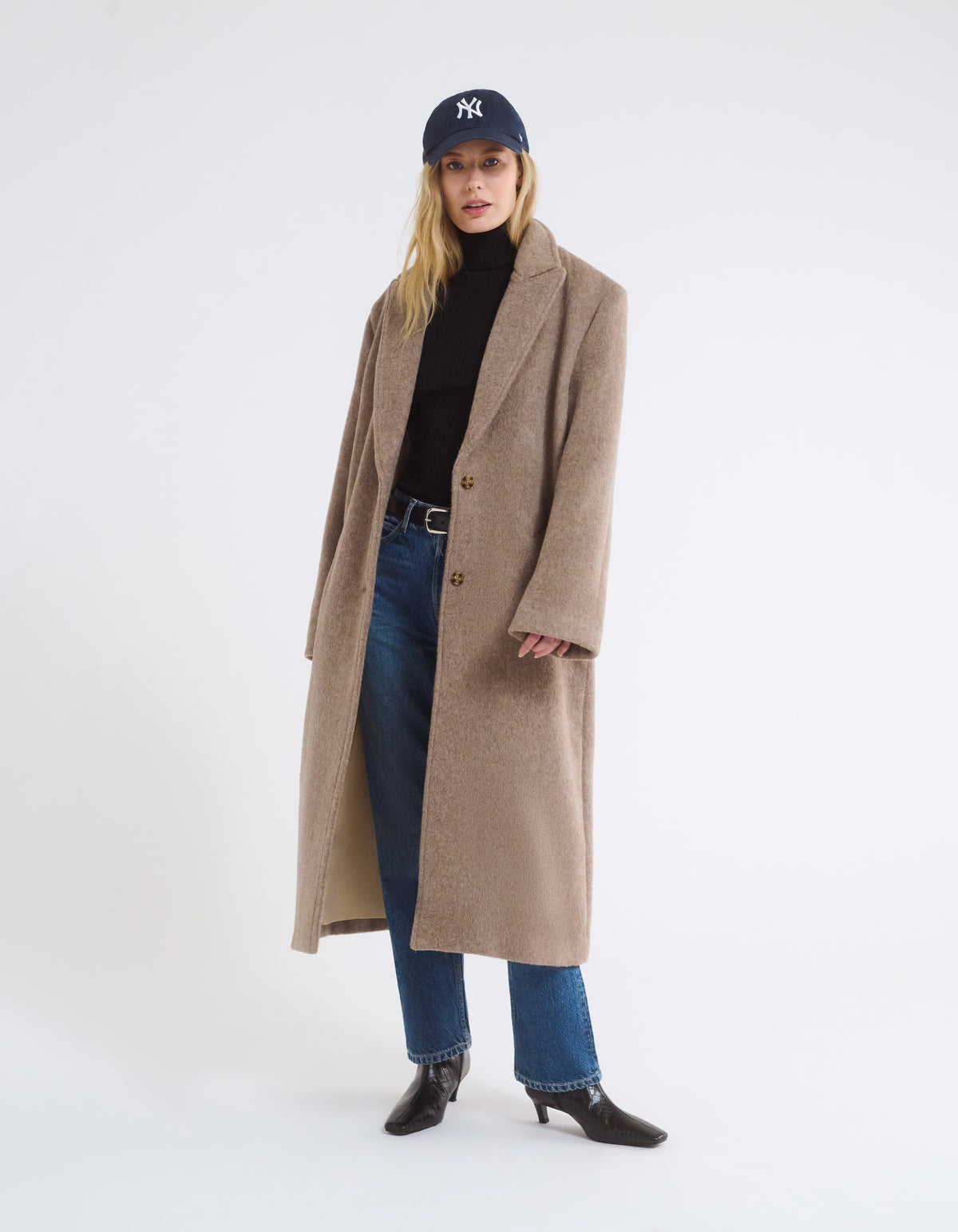 Sinatra Coat | Oat Heathered
