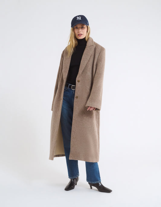 Sinatra Coat | Oat Heathered