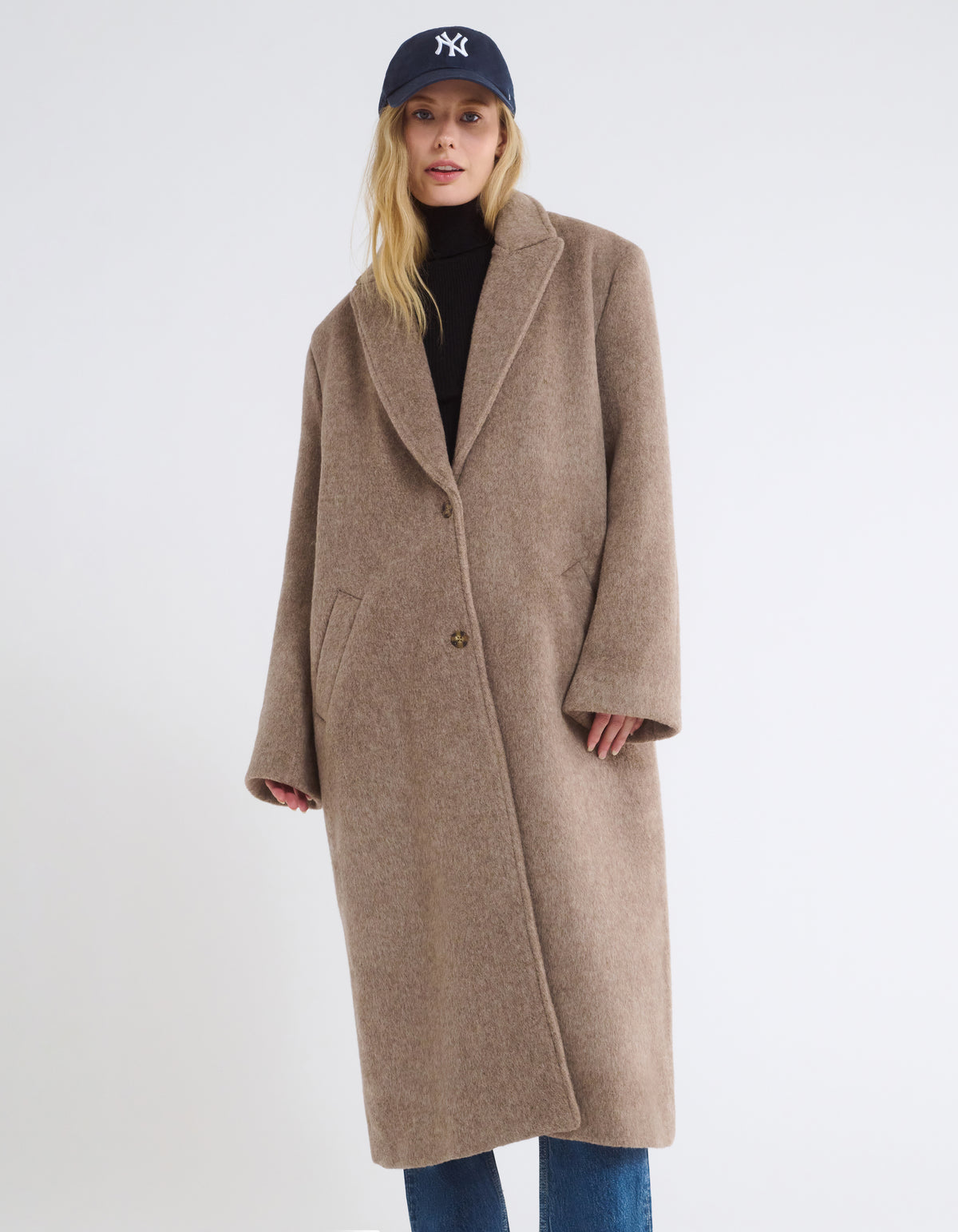 Sinatra Coat | Oat Heathered