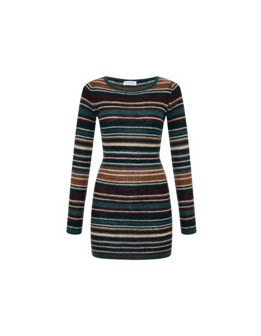 Skipper Mini Dress | Mallard Stripe