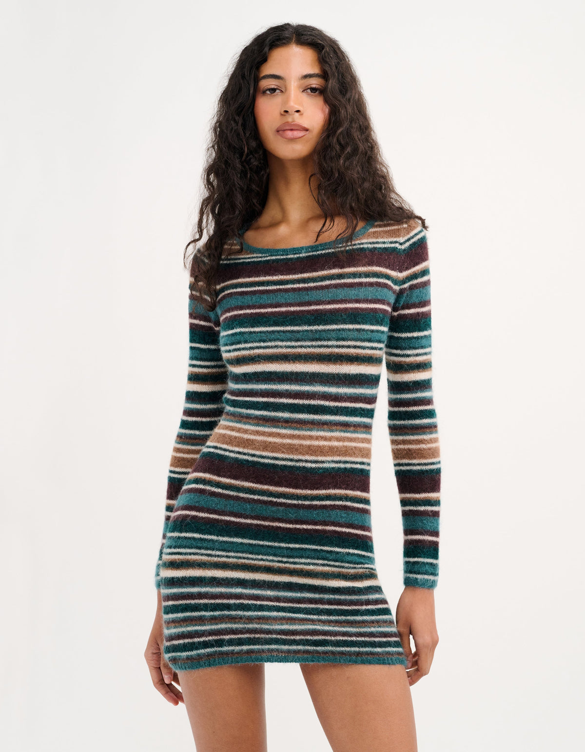 Skipper Mini Dress | Mallard Stripe