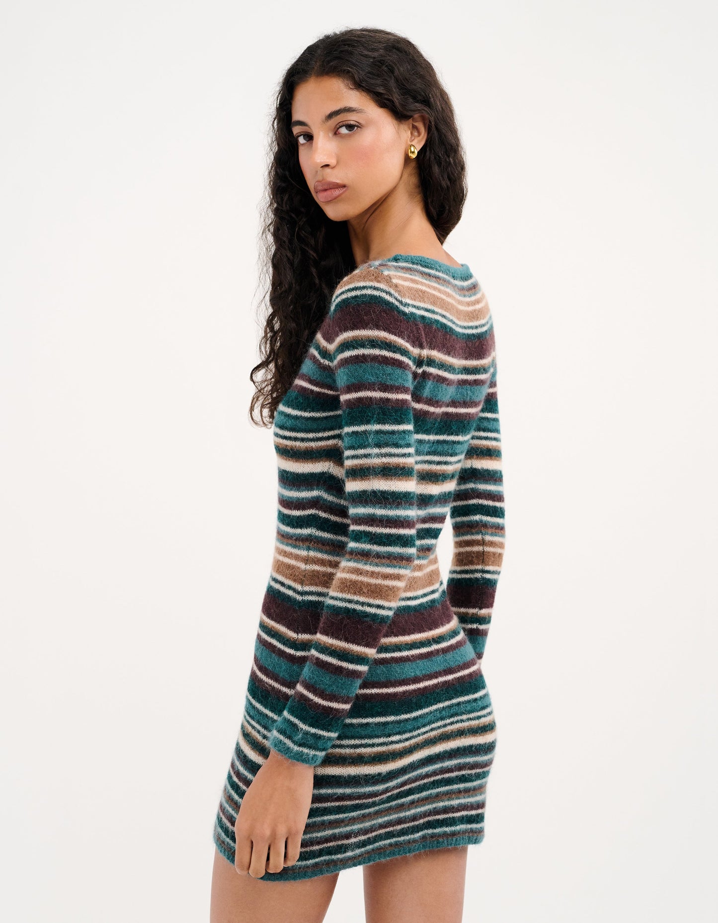Skipper Mini Dress | Mallard Stripe
