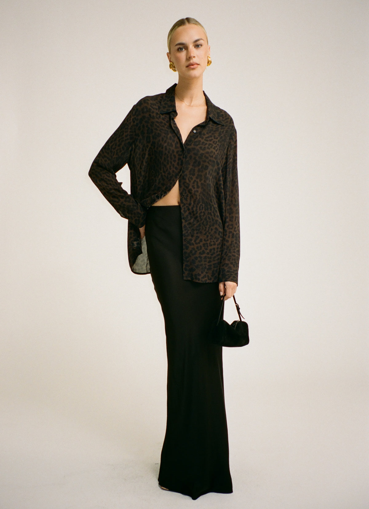 Archive Bias Maxi Skirt | Black