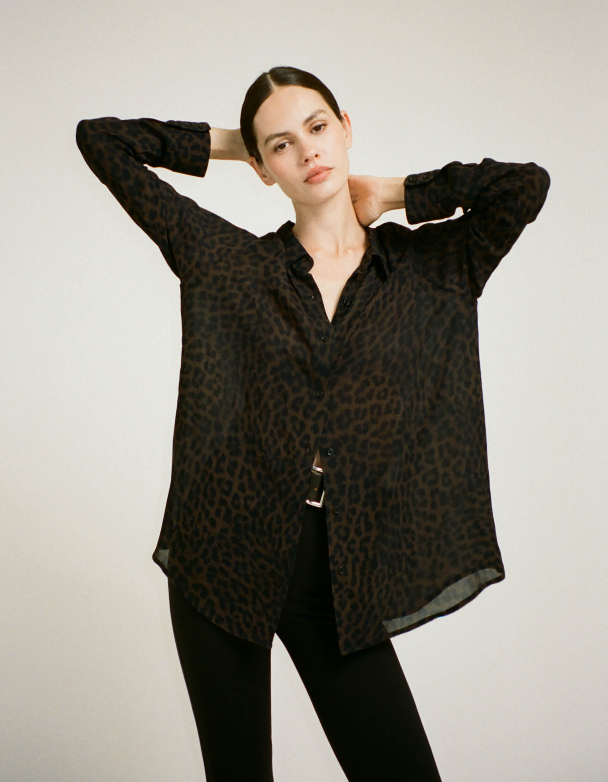 Stevie Button Up in Fatale | Shop Women's Printed Tops
