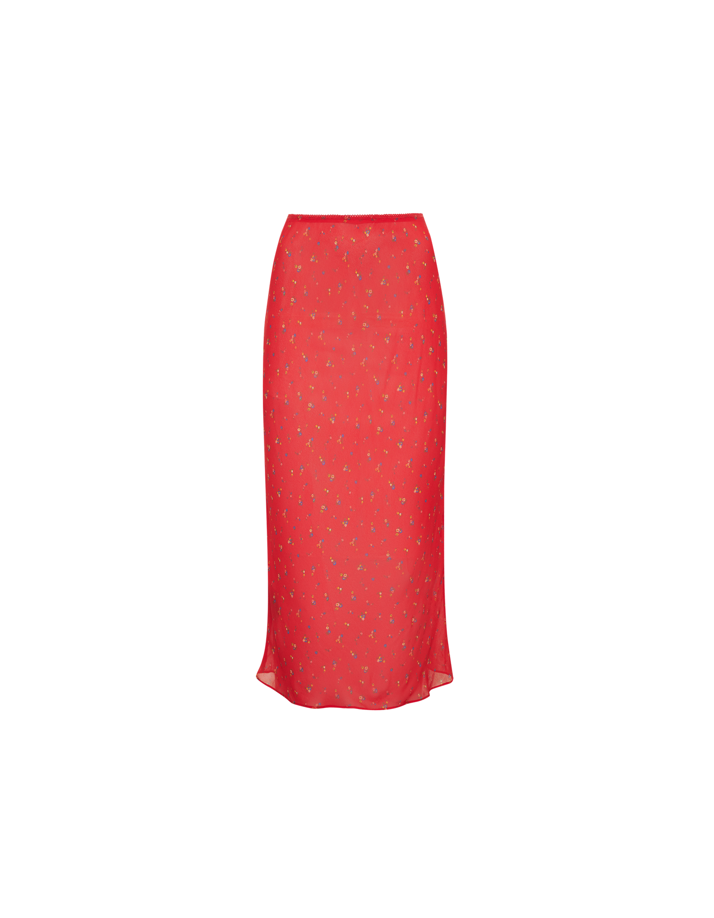 Stroll Midi Skirt in Coral Meadow | Women's Bottoms