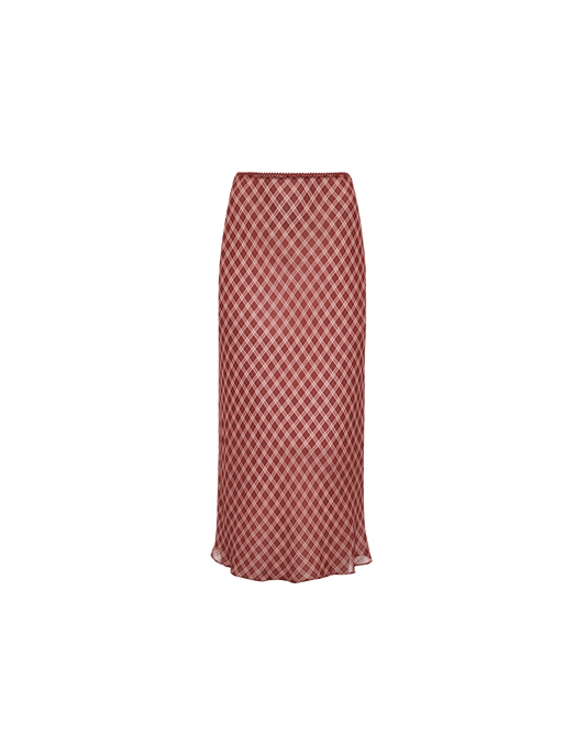 Stroll Midi Skirt | Country Check