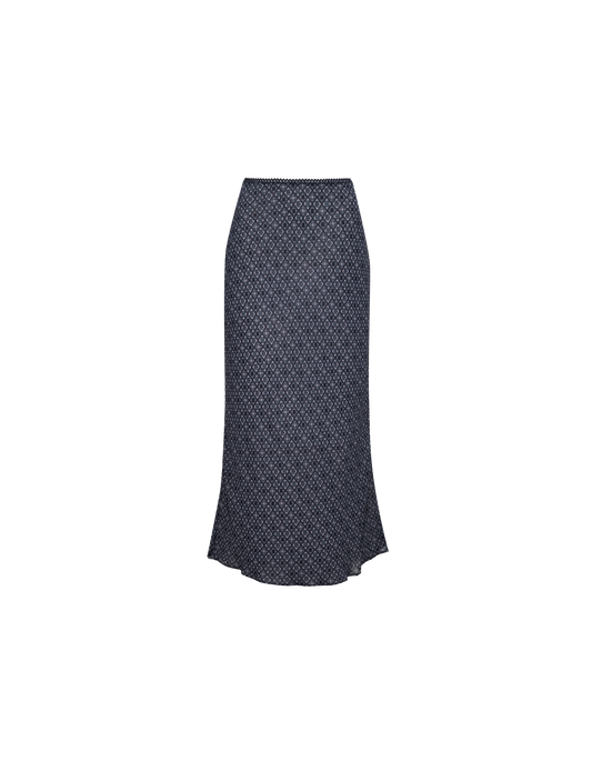 Stroll Midi Skirt | Mediterranean Tile