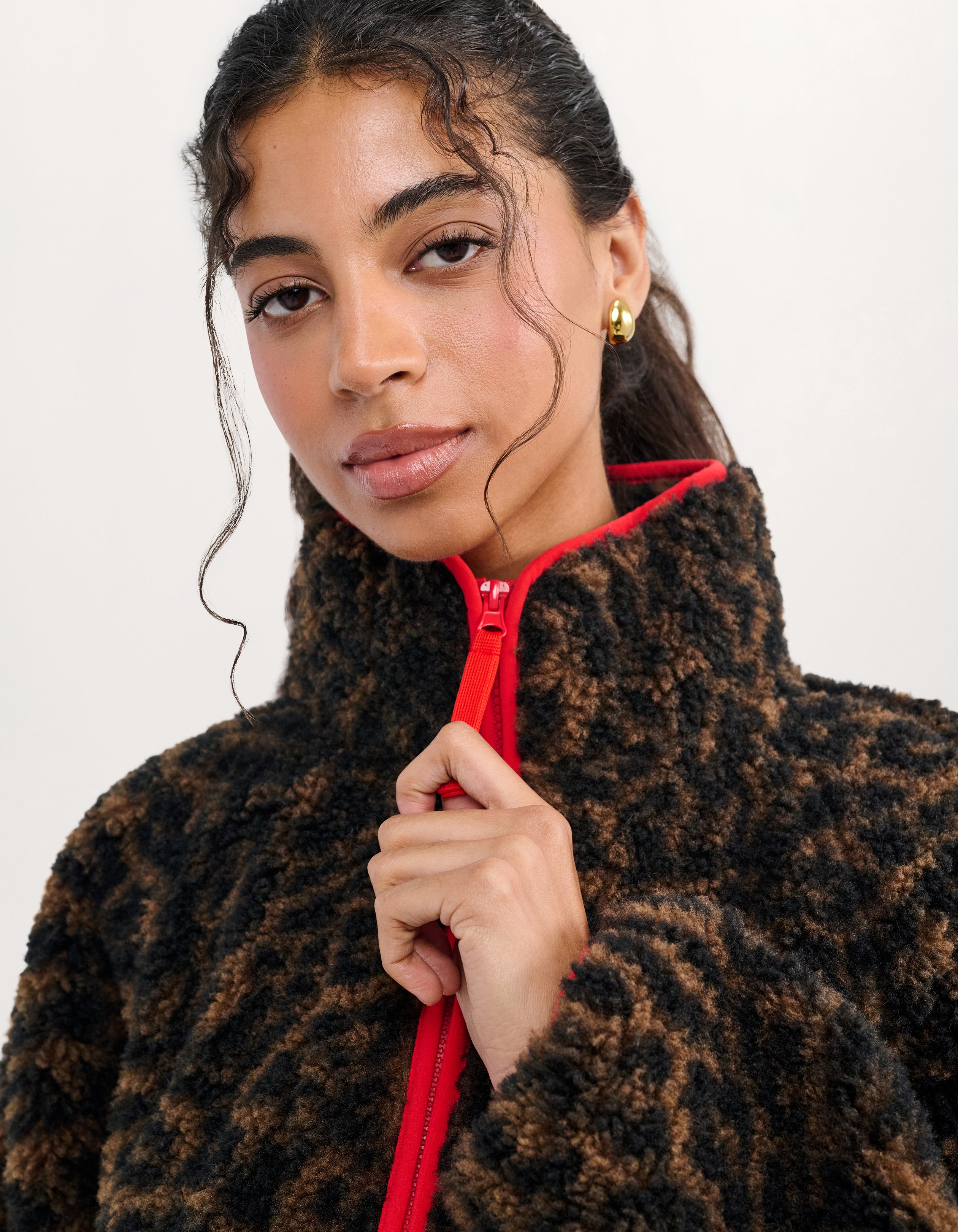 Sun Valley Sherpa in Fatale | Shop Women's Printed Outerwear – Rumored