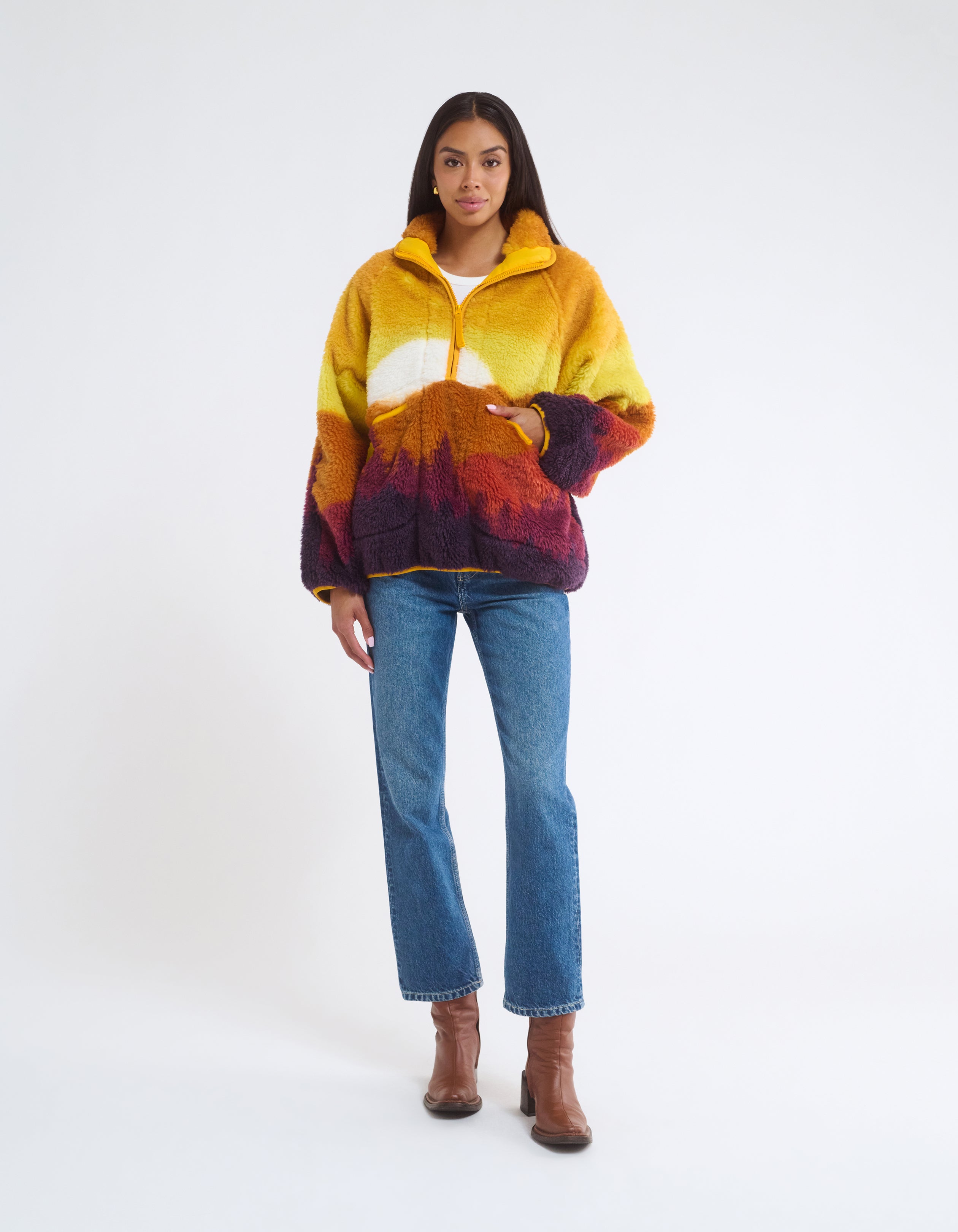 Sun Valley Sherpa in Sierra Sundown | Shop Women's Jackets – Rumored