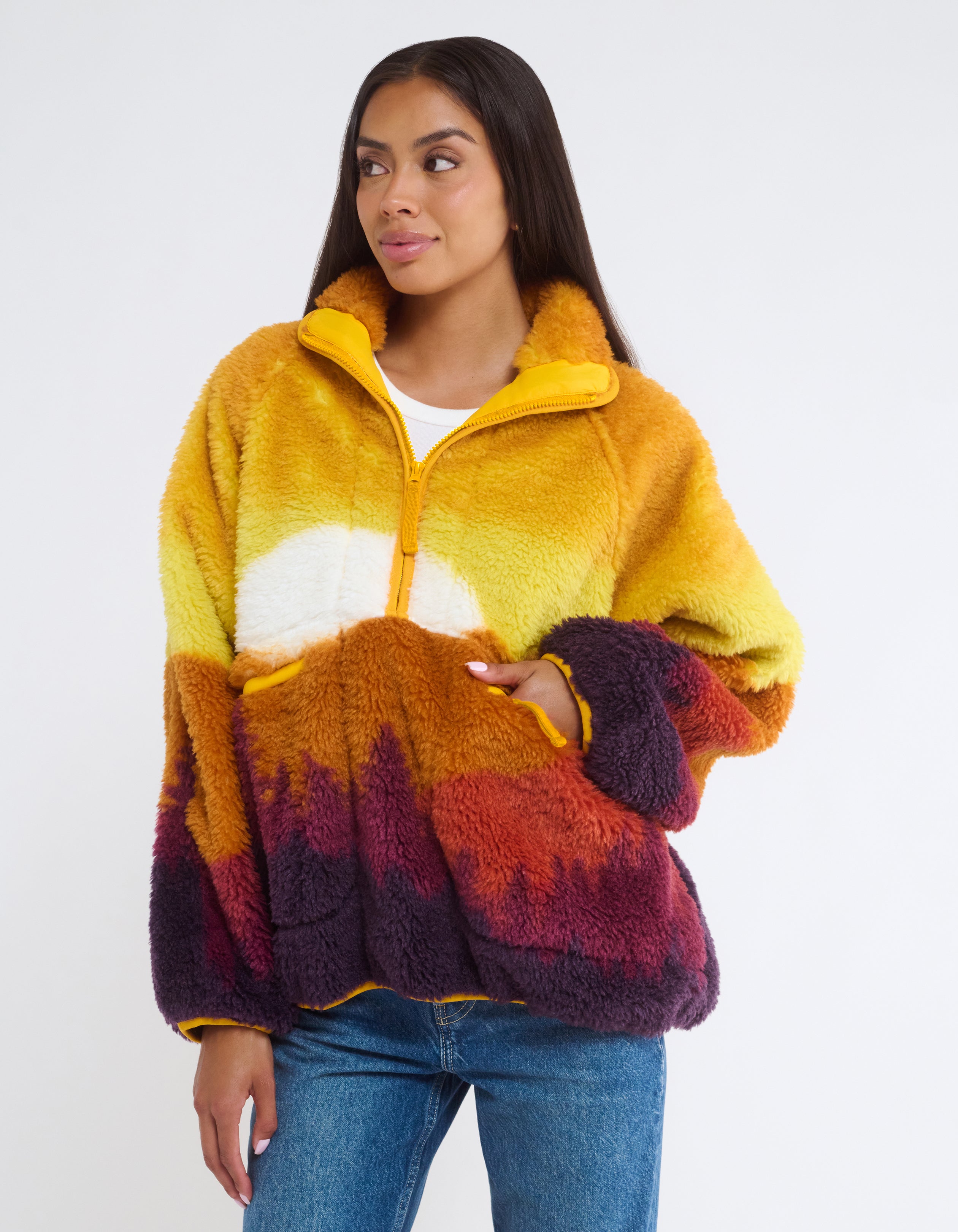 Sun Valley Sherpa in Sierra Sundown | Shop Women's Jackets – Rumored
