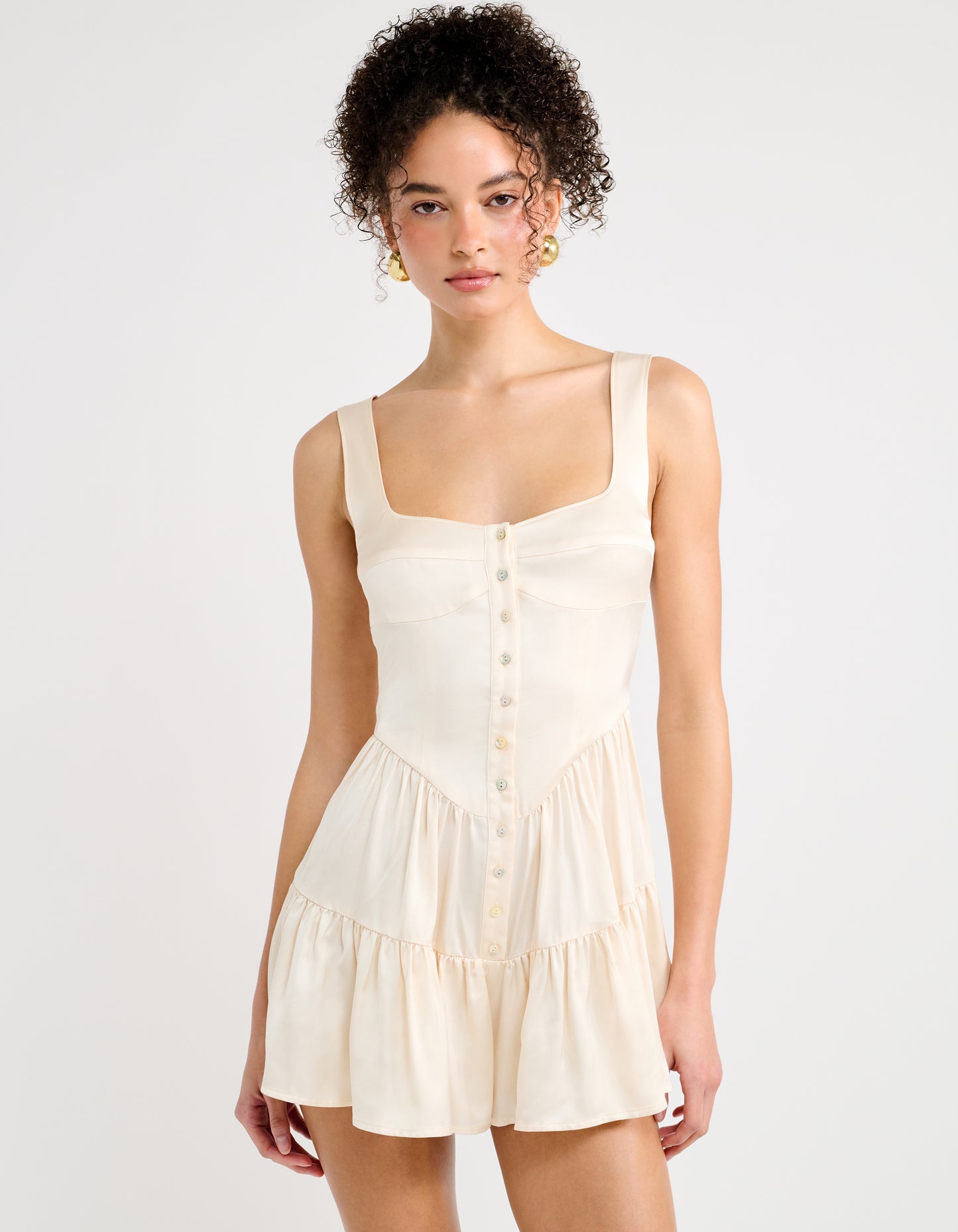 Sunwashed Romper in Ivory