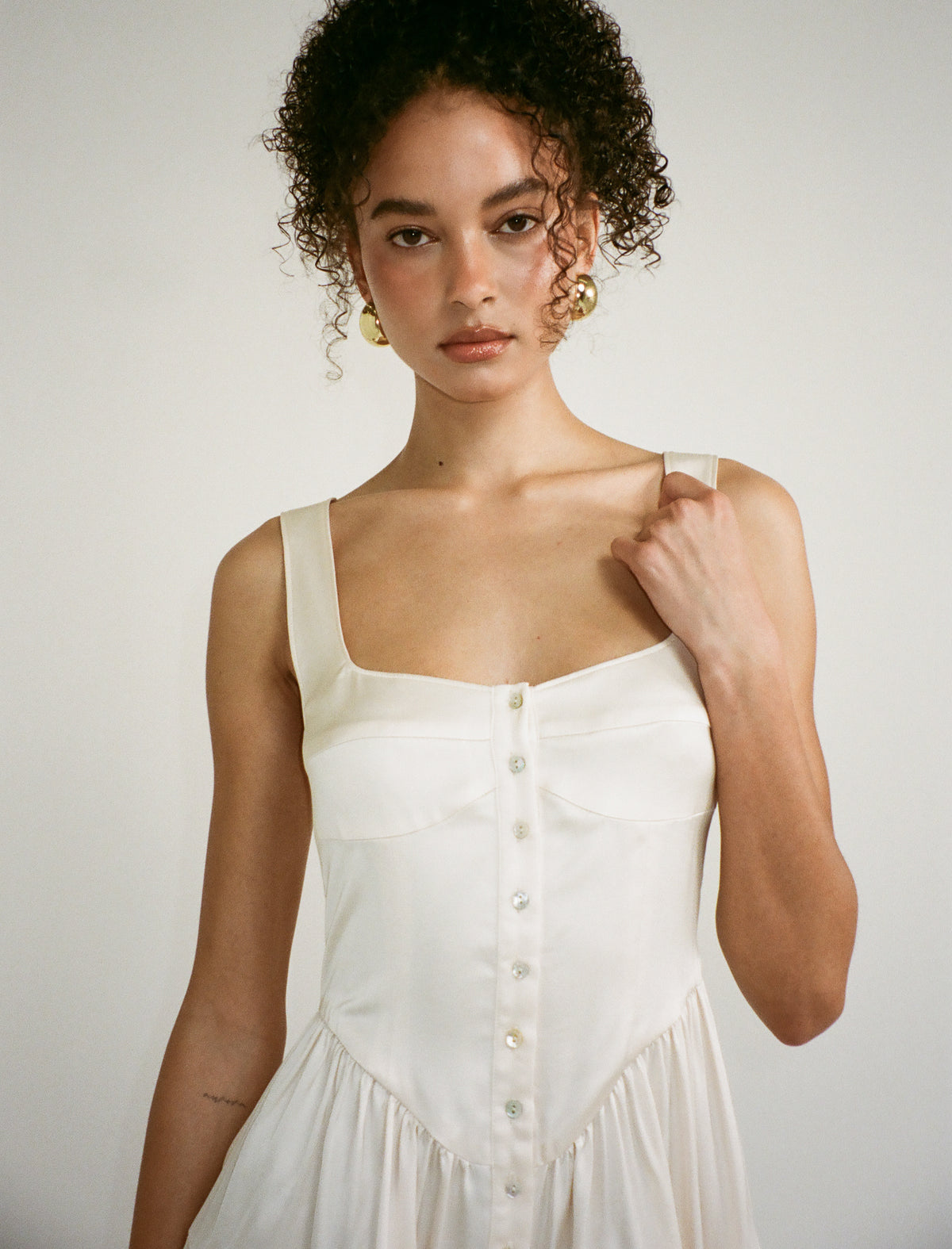 Sunwashed Romper in Ivory