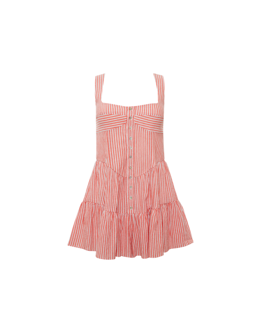Sunwashed Romper | Sundown Stripe
