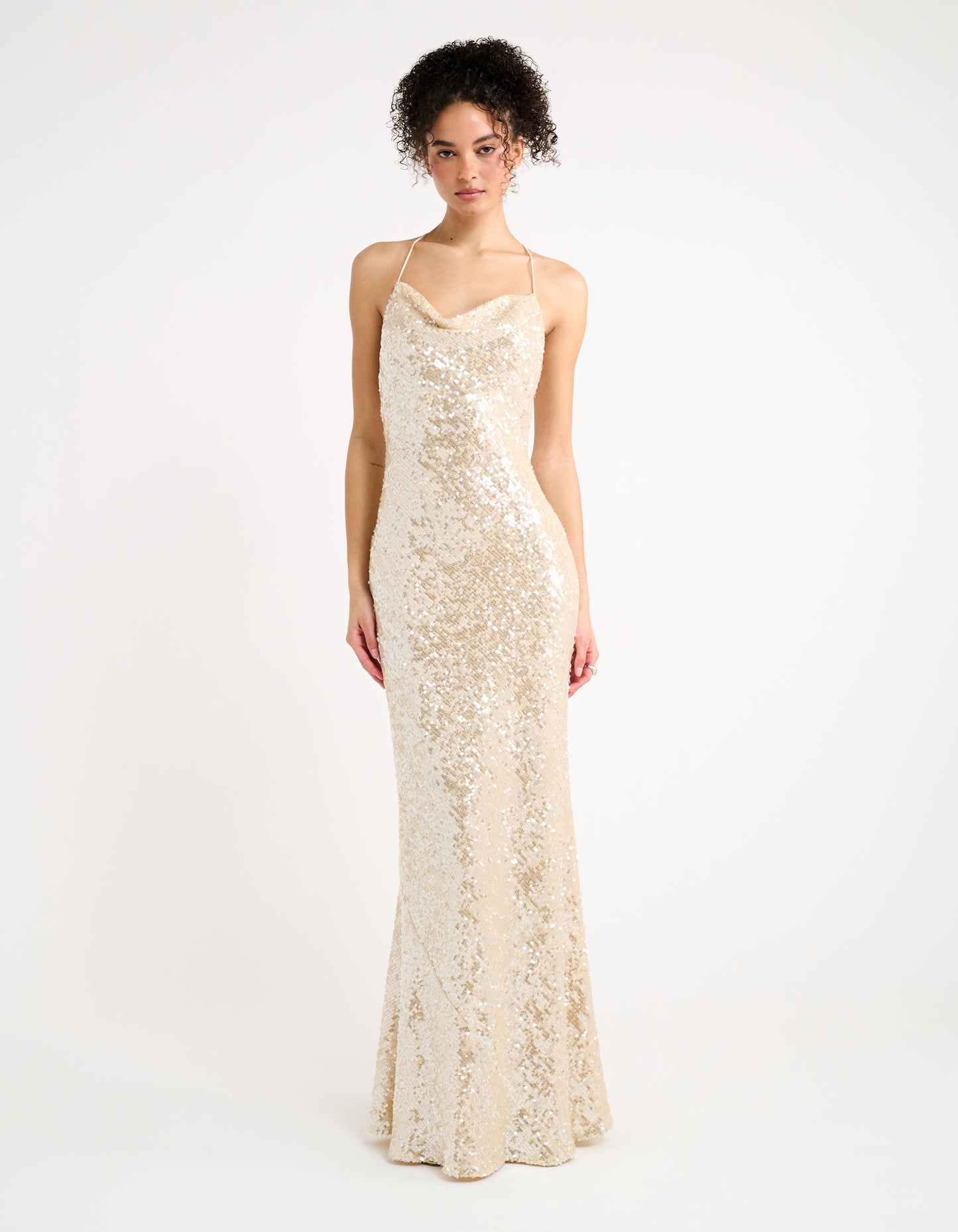 Supernova Maxi Dress | Champagne
