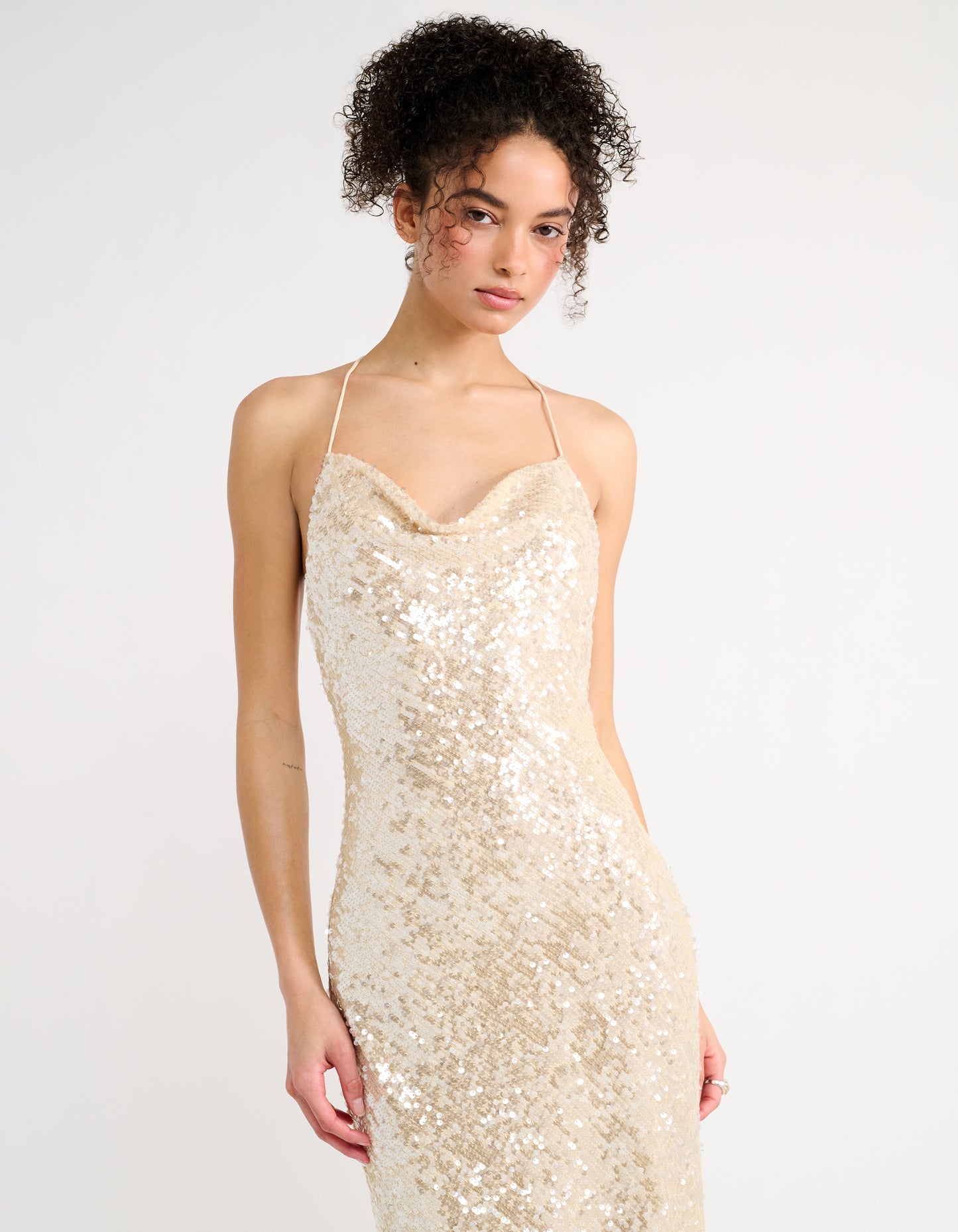 Supernova Maxi Dress | Champagne