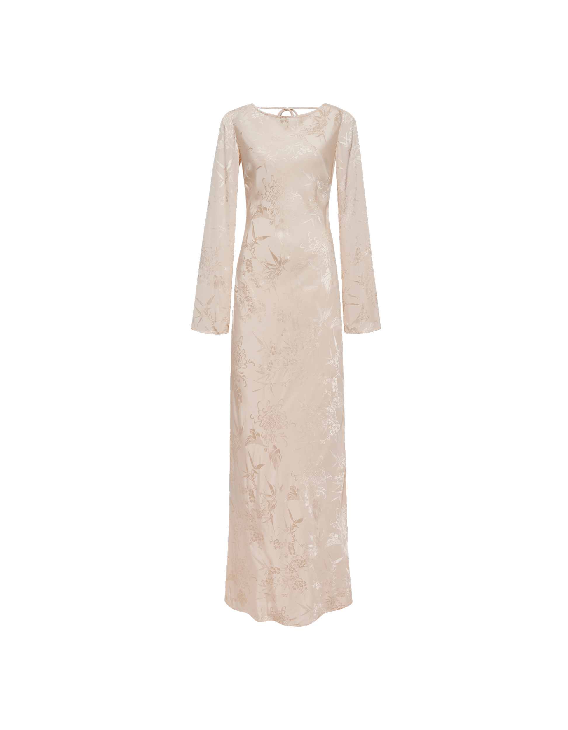 Sweet Talker Maxi Dress | Ivory Jacquard | Size L Sweet Talker Maxi Dress | Ivory Jacquard | Size L